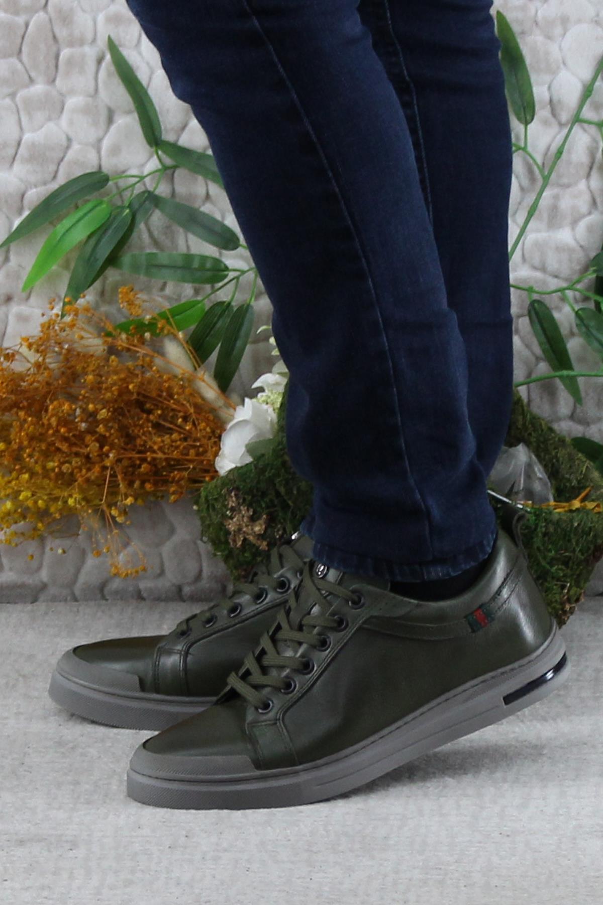 10214 Rahat Esnek Orijinal Ürün Hakiki Deri Erkek Ayakkabı - Görsel 4