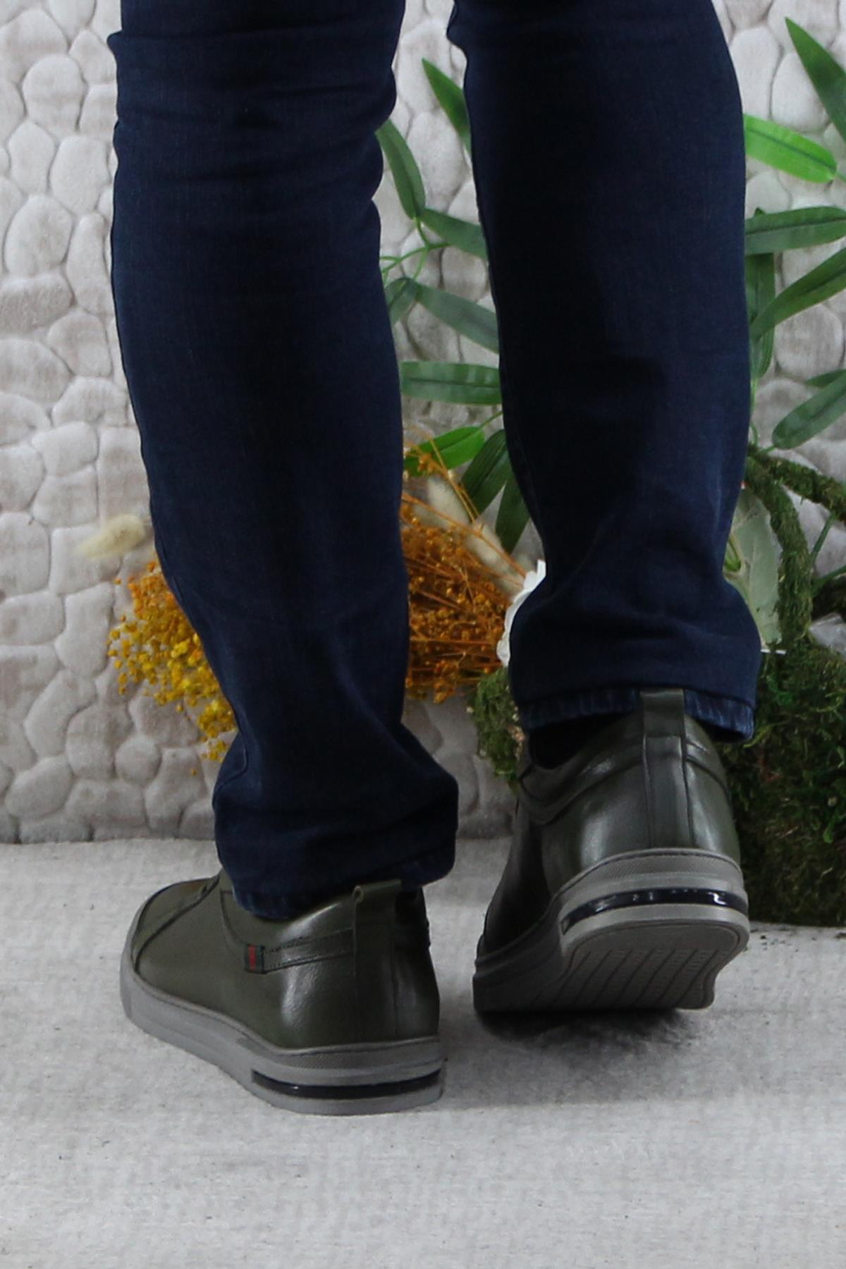 10214 Rahat Esnek Orijinal Ürün Hakiki Deri Erkek Ayakkabı - Görsel 5