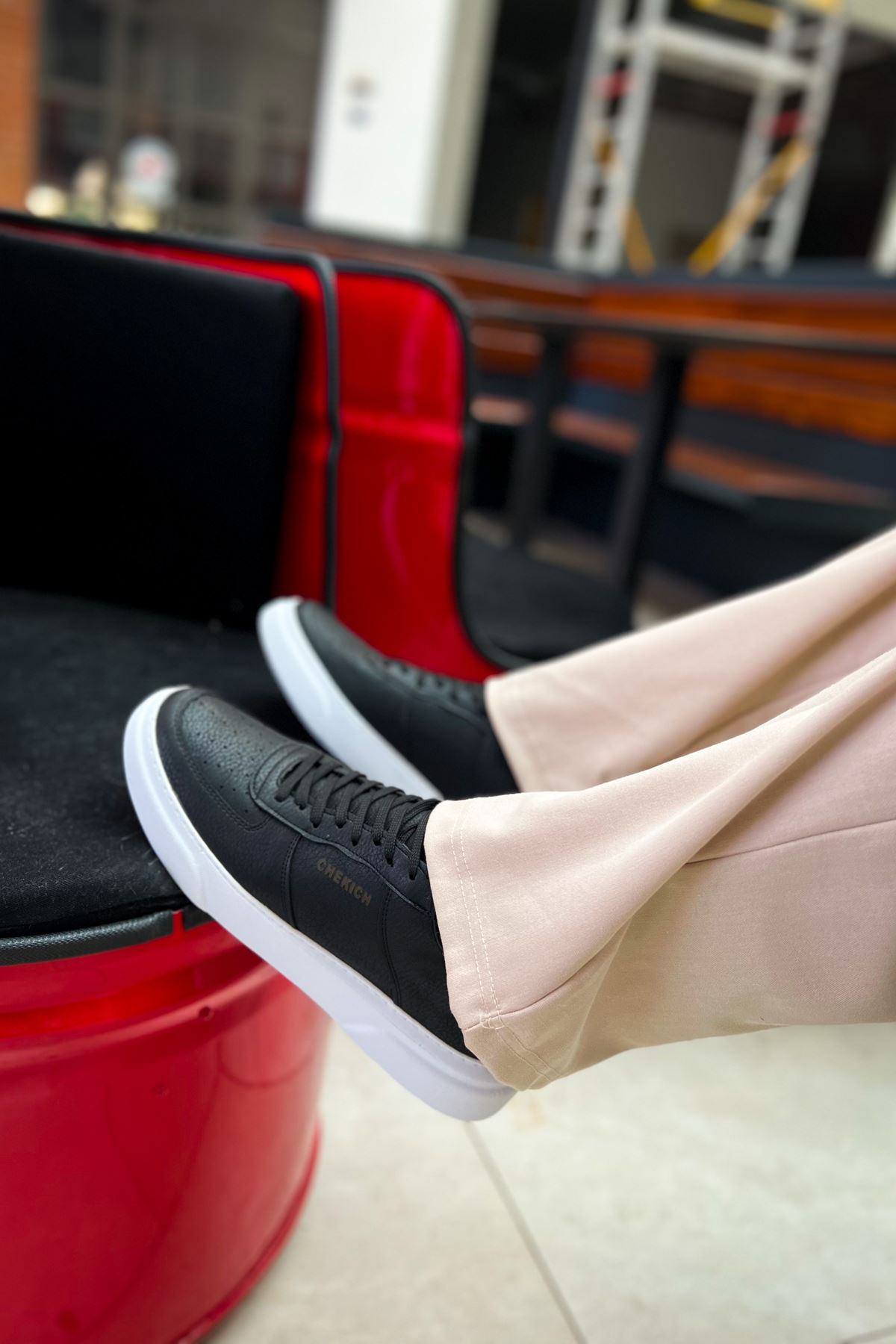 CH087 CBT Kenton Erkek Ayakkabı SIYAH/SIYAH - Görsel 2