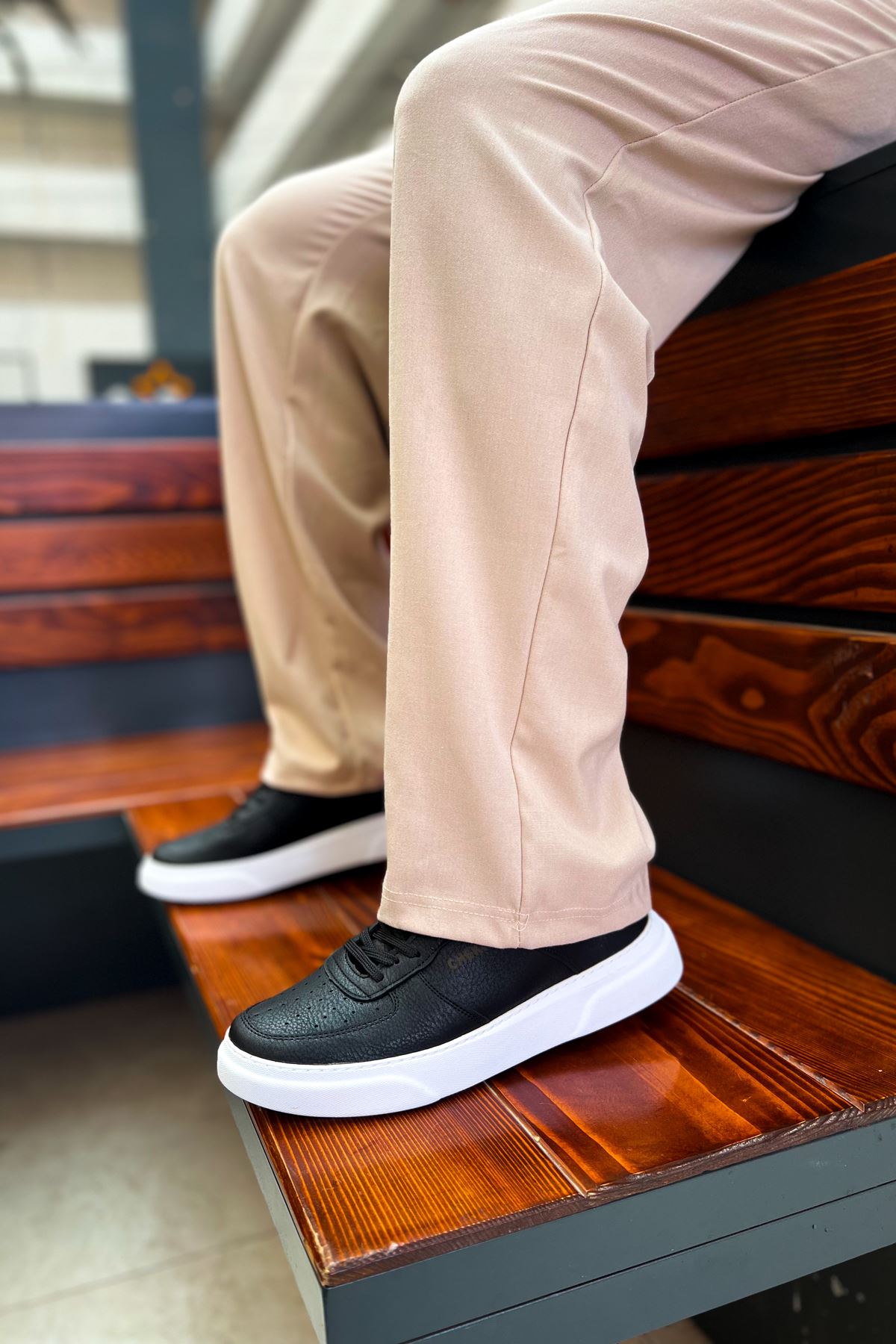 CH087 CBT Kenton Erkek Ayakkabı SIYAH/SIYAH - Görsel 3