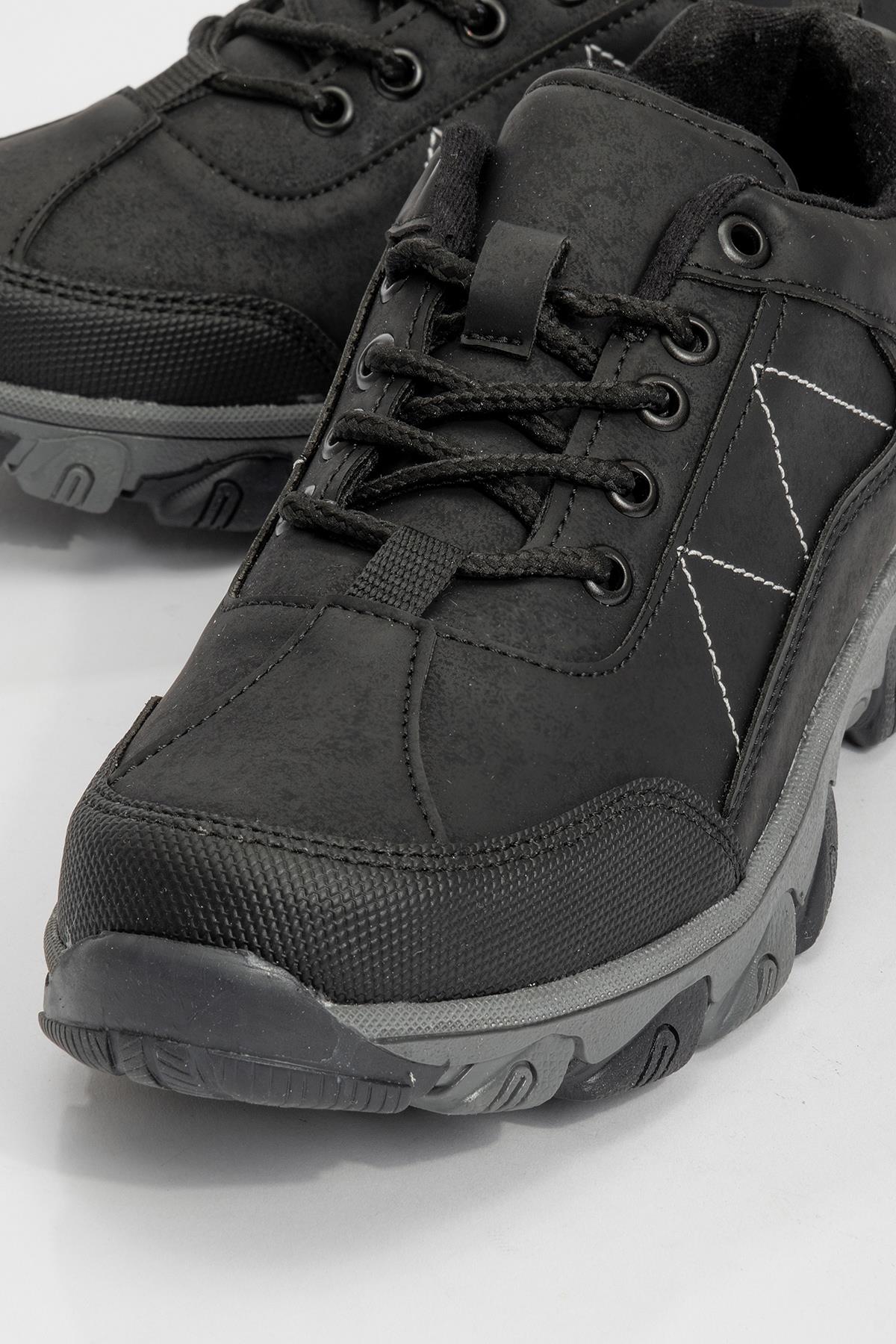 Kadın Trekking Spor Ayakkabı SİYAH - Görsel 4