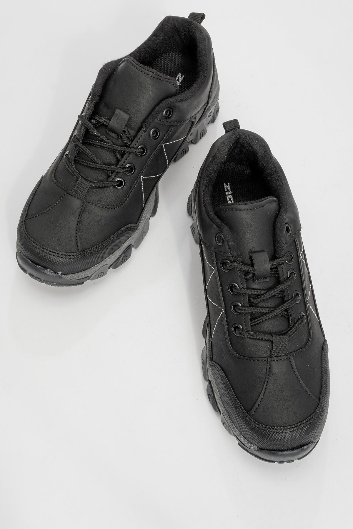 Kadın Trekking Spor Ayakkabı SİYAH - Görsel 6