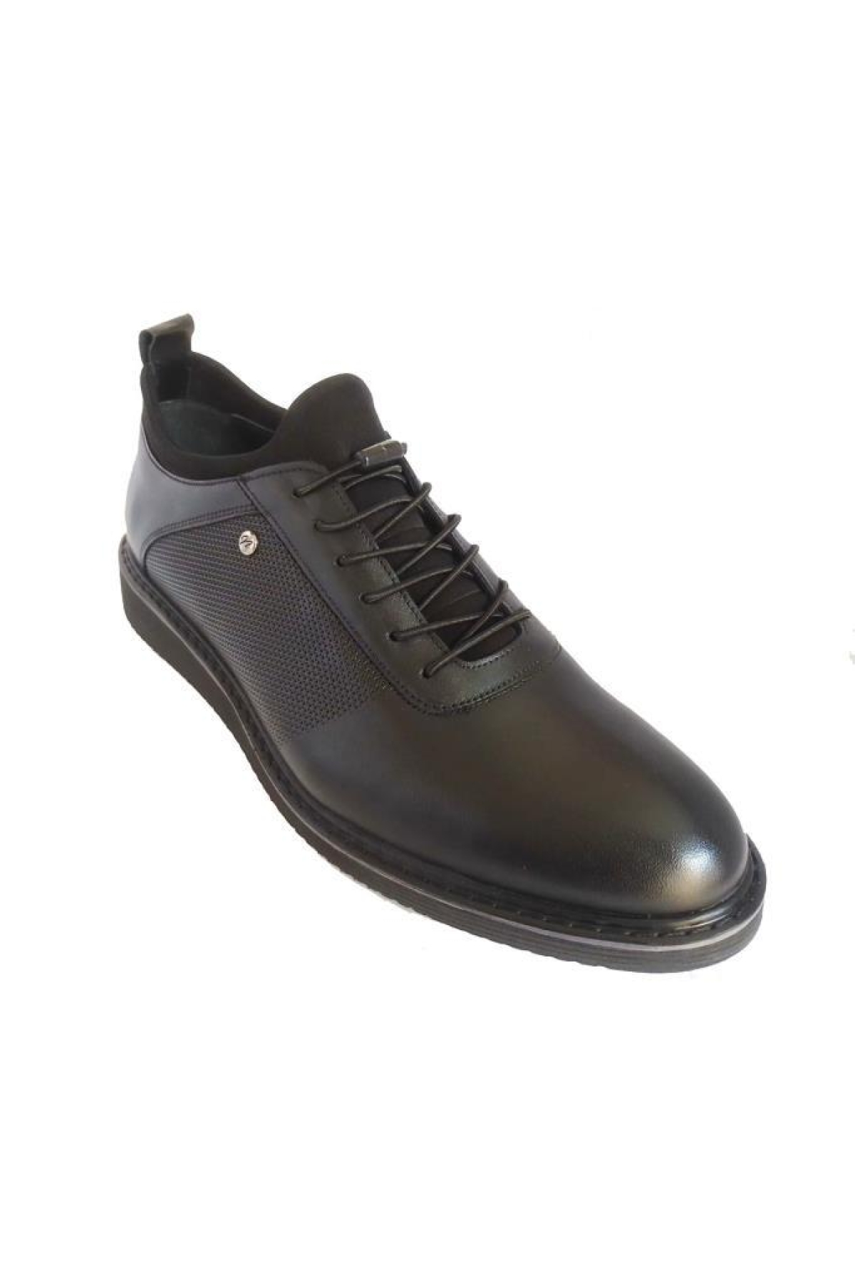 01071-24 Hakiki Deri Lastikli Eva Erkek Ayakkabı - Görsel 2