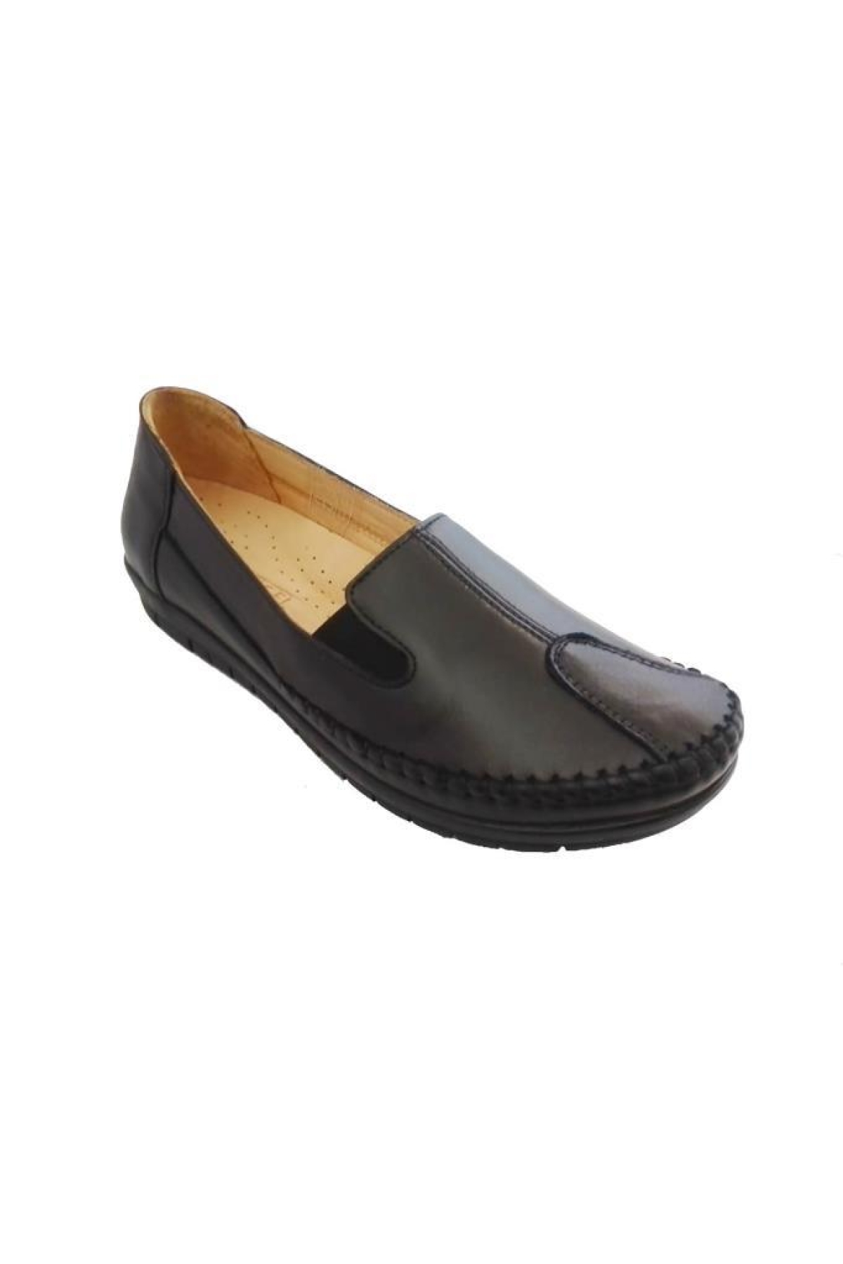 Üçel 134-24 Hakiki Deri Anatomik Lastikli Kadın Ayakkabı - Görsel 2