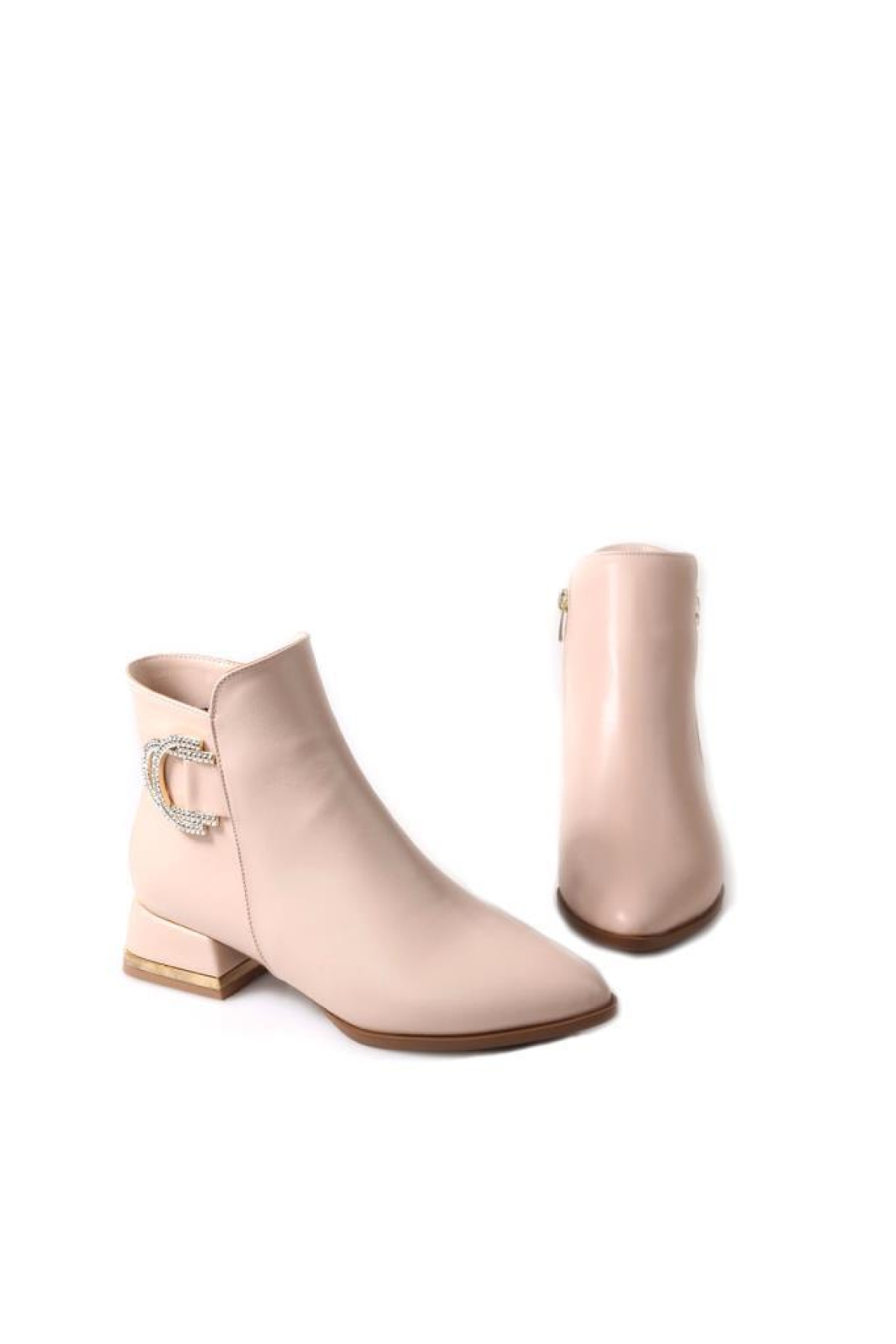 Dnz 03008 Kadın 3,5 Cm Topuklu Bot - Görsel 2