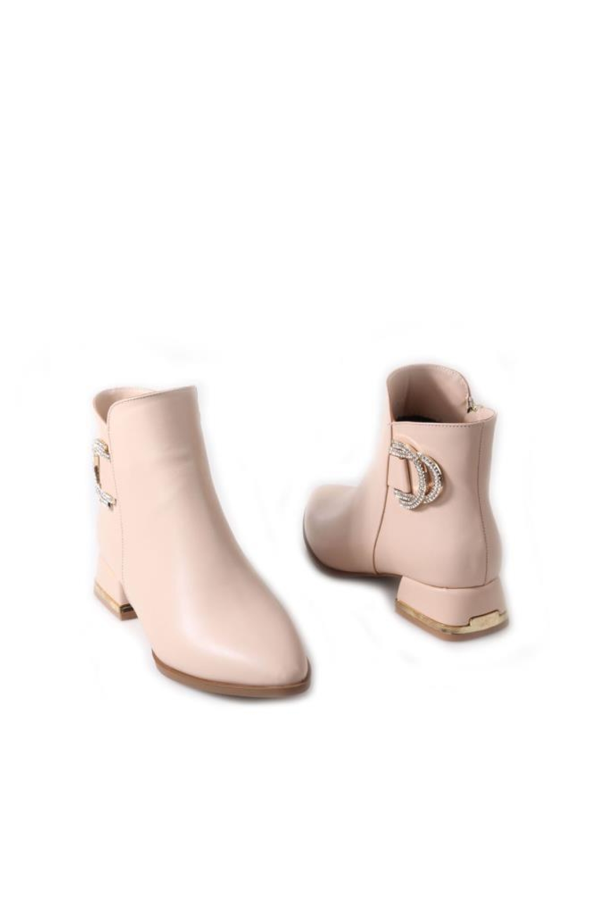 Dnz 03008 Kadın 3,5 Cm Topuklu Bot - Görsel 6