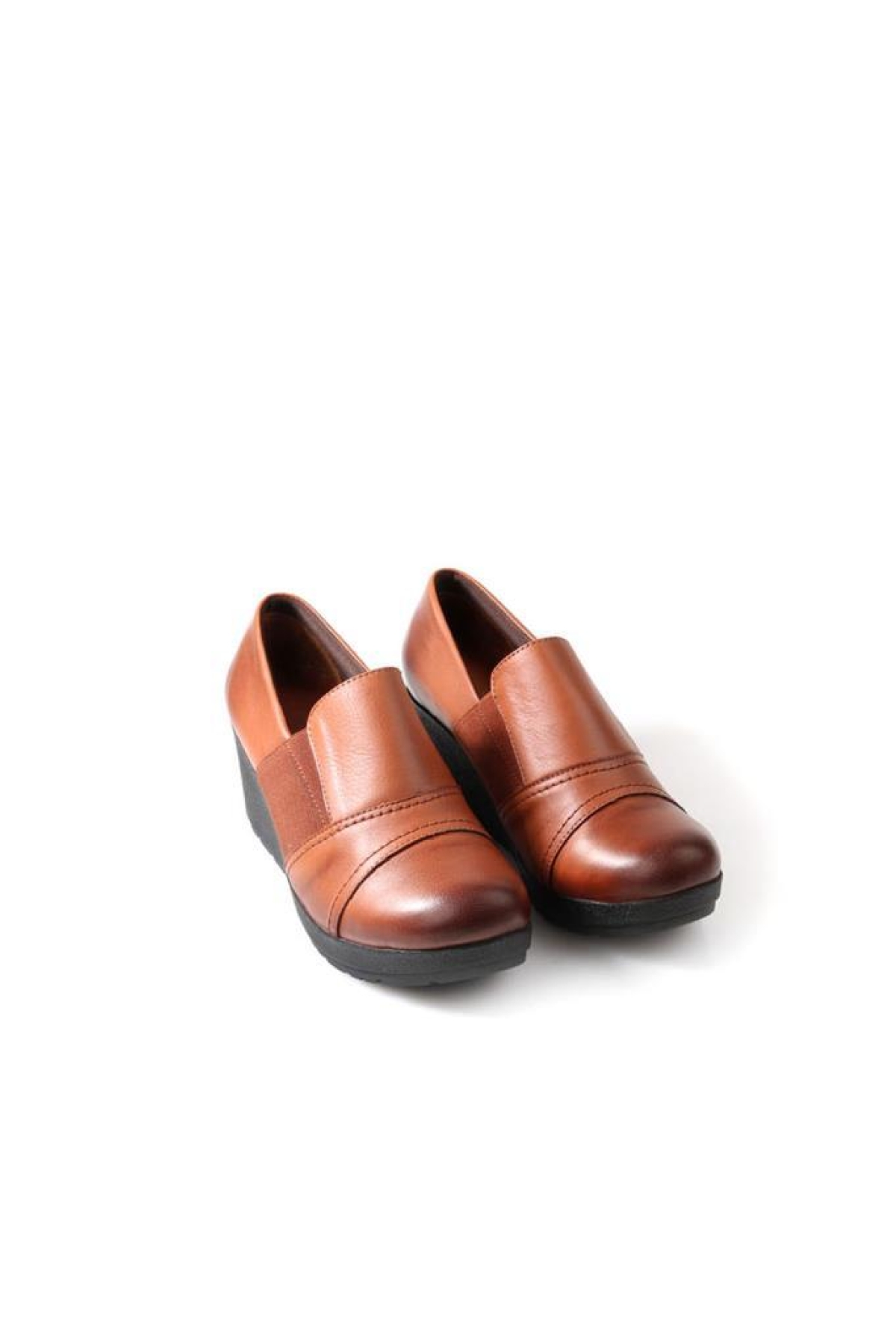 Ahd 5035 Hakiki Deri Dolgu Topuk Kadın Günlük Ayakkabı - Görsel 5