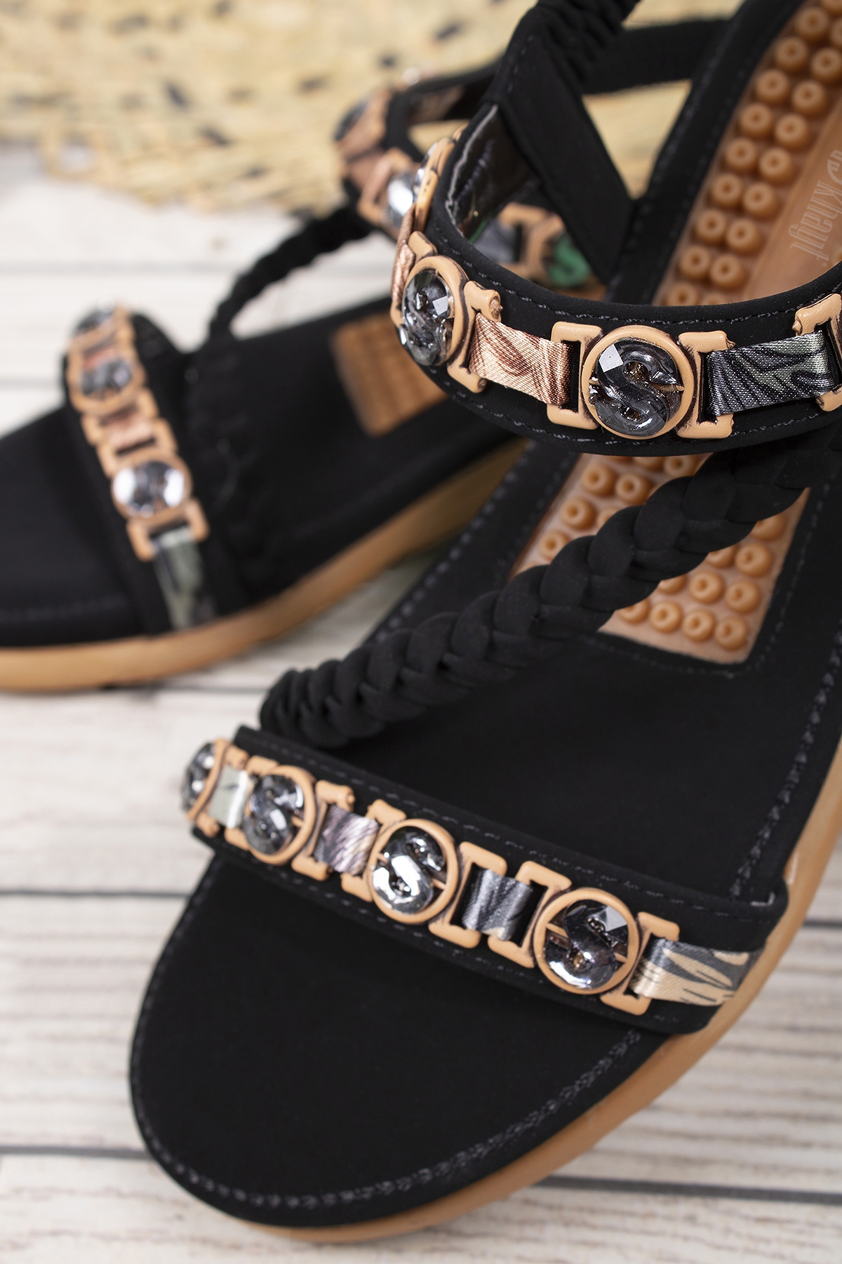 Norse Anatomik Guja Fashion Günlük Kadın Sandalet - Görsel 3