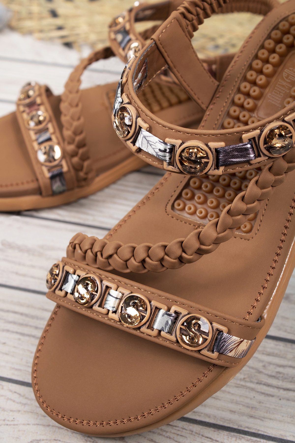 Norse Anatomik Guja Fashion Günlük Kadın Sandalet - Görsel 3