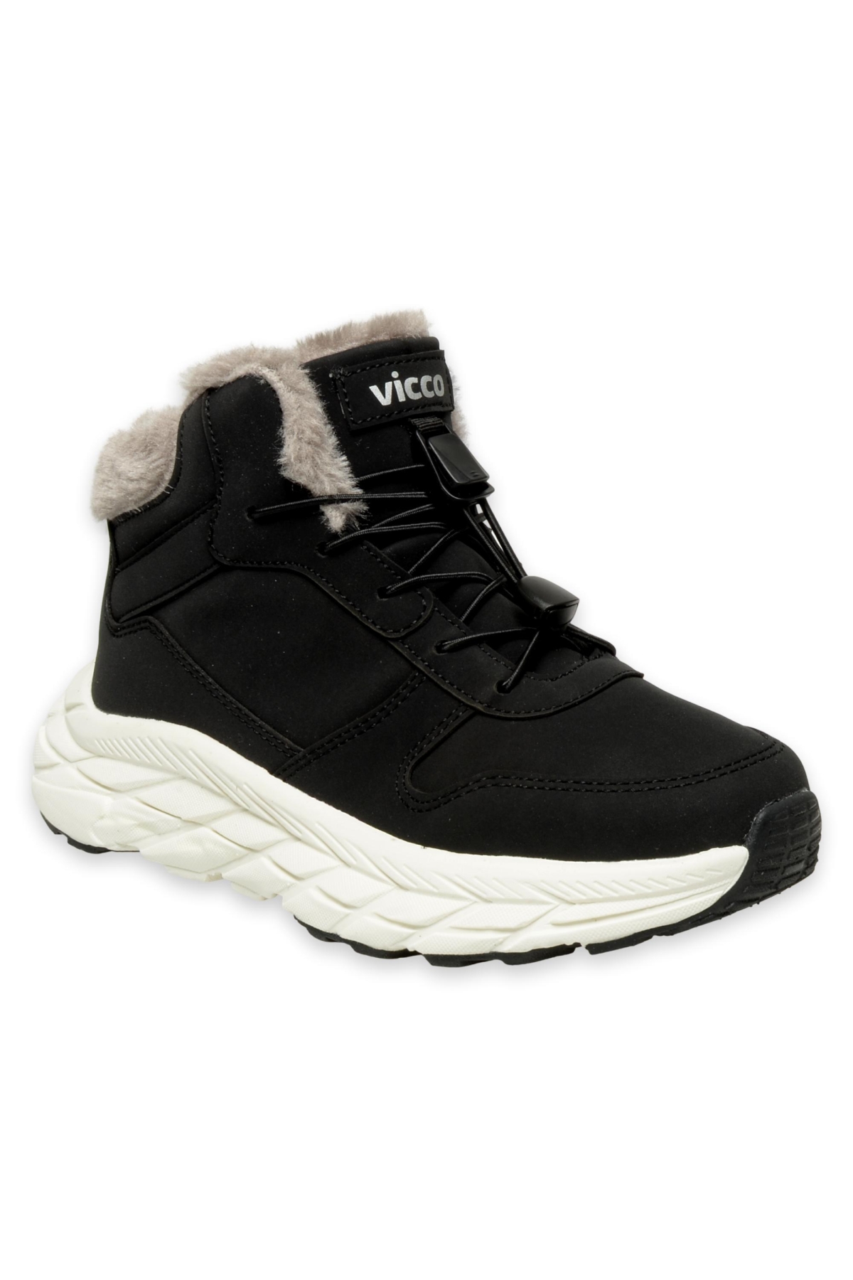 946.F24K414 Luther Filet Phylon Siyah-Beyaz Çocuk Bot - Görsel 2