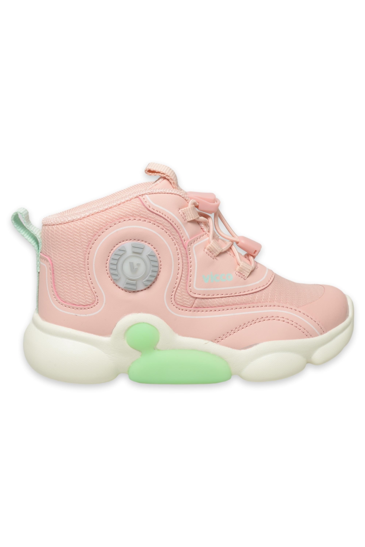 946.B24K434 Vento Bebe Işıklı Phylon Pudra Çocuk Bot - Görsel 3