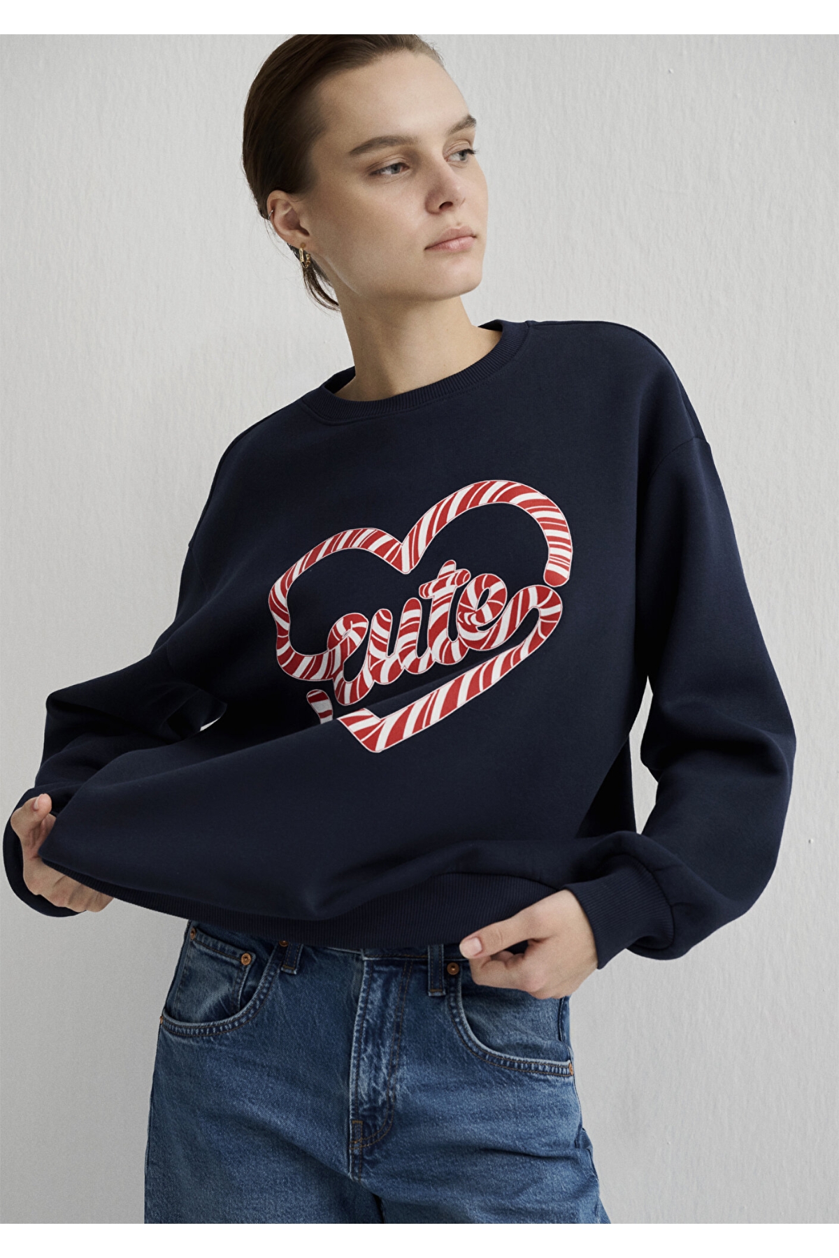 Yılbaşı Temalı Sweatshirt