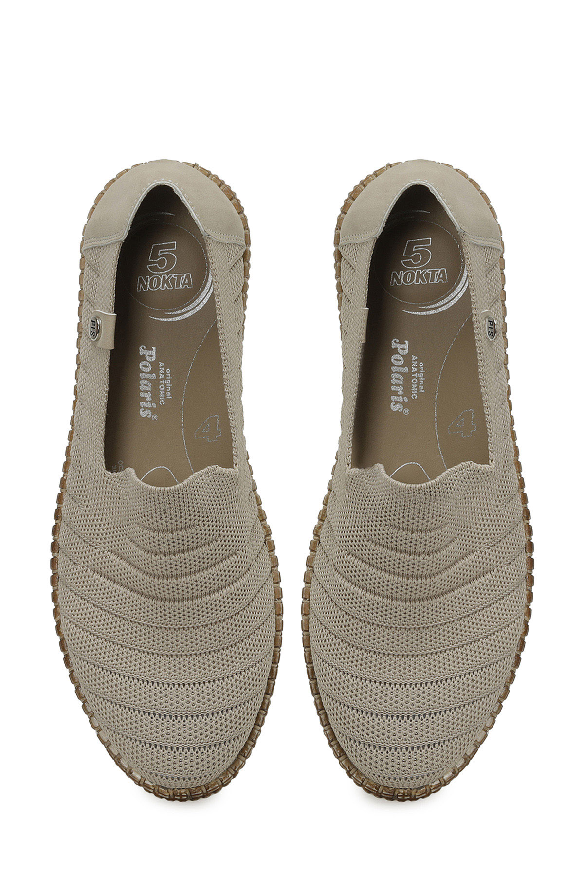 Polaris 5 Nokta 105463.Z5FX Bej Kadın Düz Ayakkabı - Görsel 5