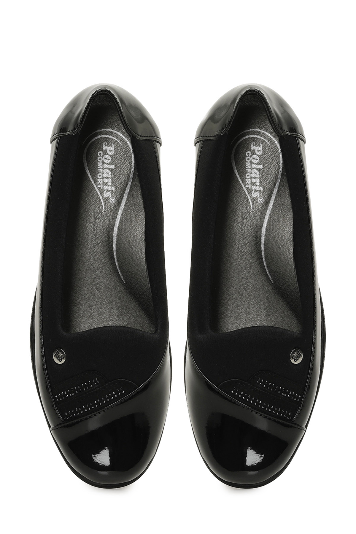 166739.RZ5FX Siyah Kadın Dolgu Topuk Ayakkabı - Görsel 5