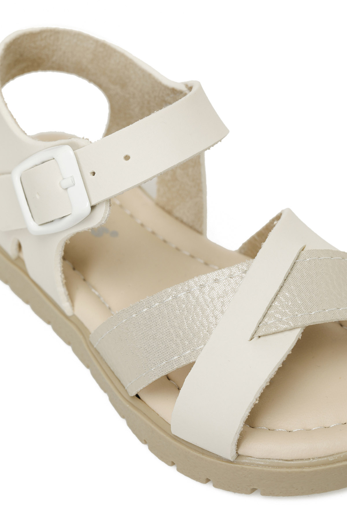 KLAS S.B5FX Krem Kız Çocuk Sandalet - Görsel 8