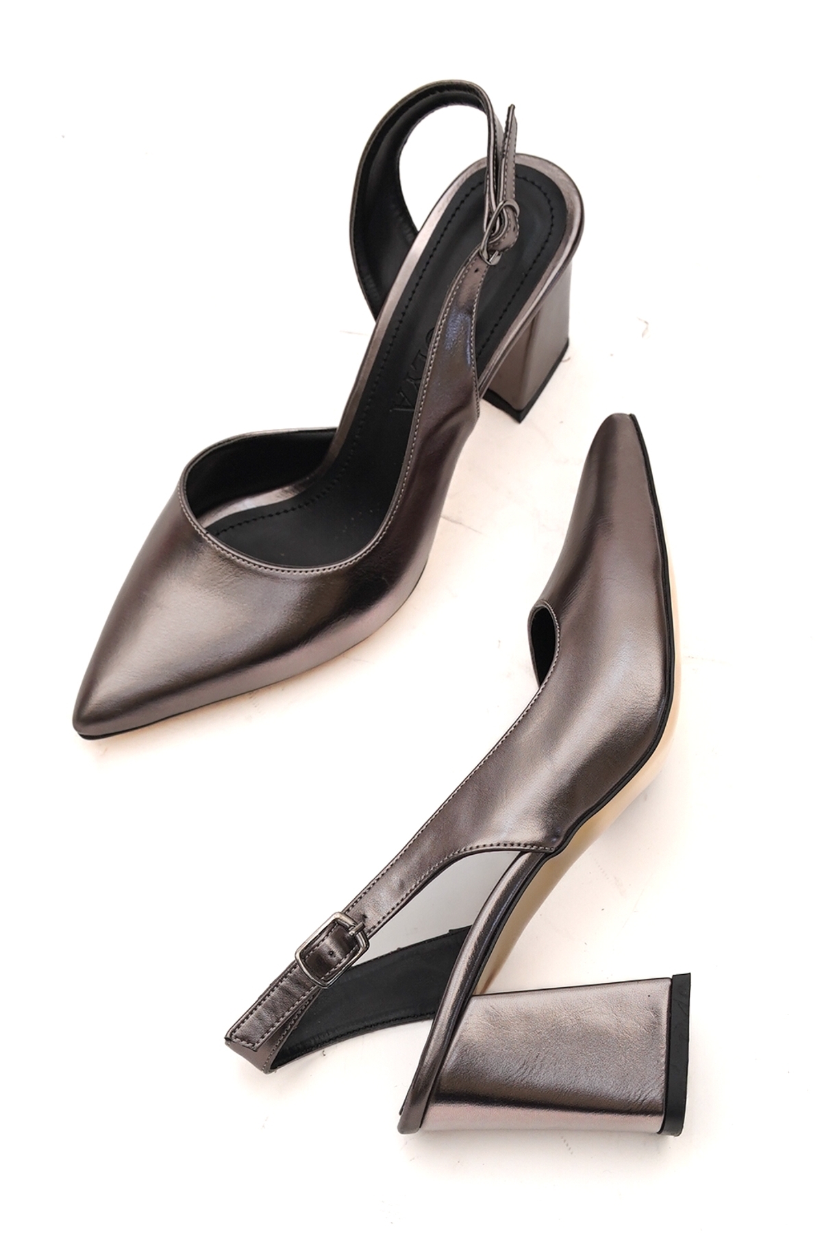 Sahra Platin Topuklu Günlük Kullanım Ayakkabı - Görsel 12