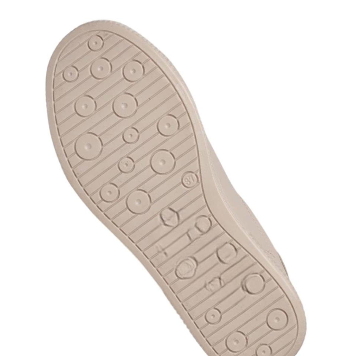 Yıldızlı Spor Kadın Sneaker Ayakkabı BEJ - Görsel 8