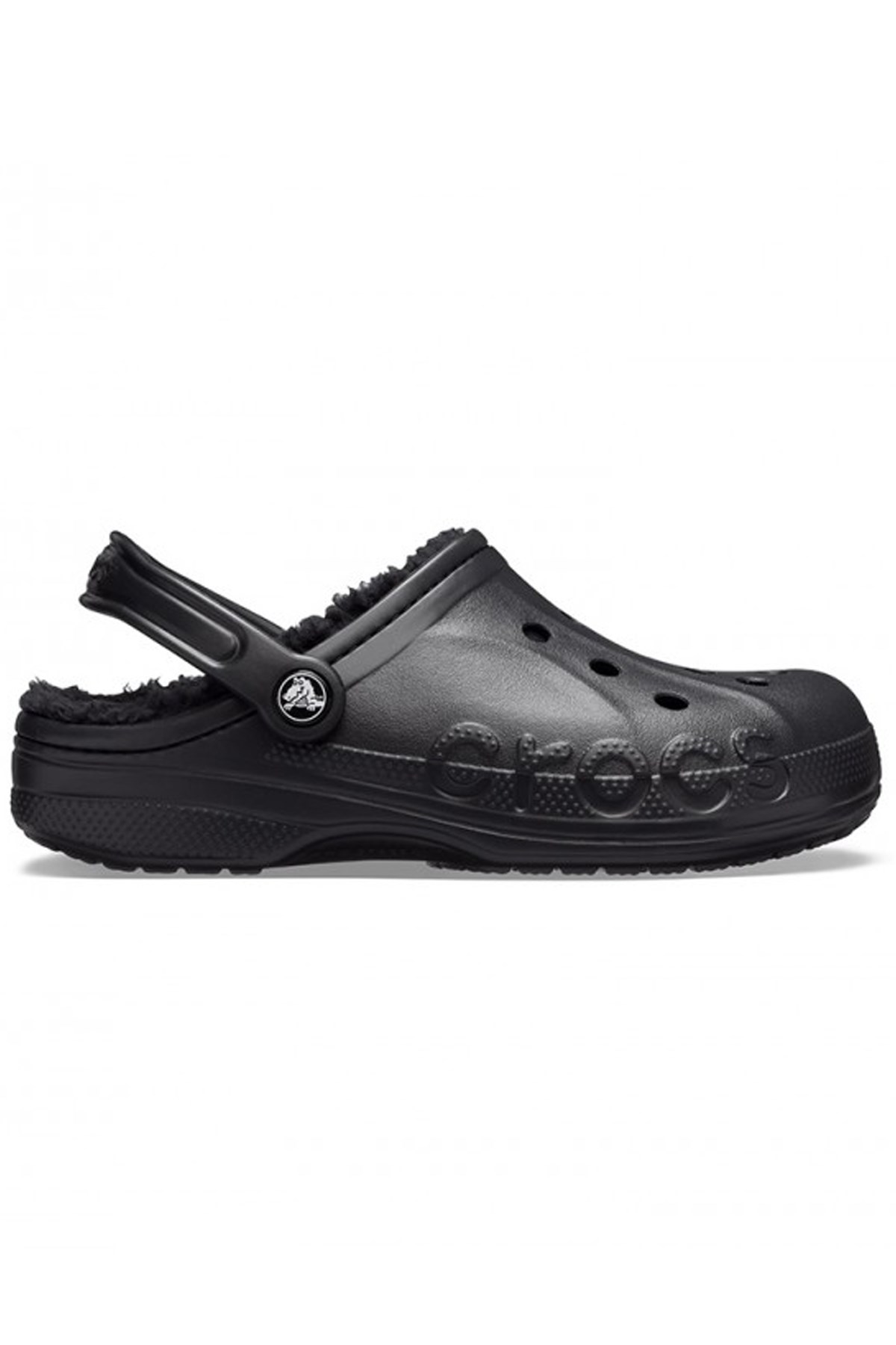Crocs Crocs Siyah Baya Lined Clog Unisex Sandalet 205969-001 Sandalet & Terlik | Flo Siyah - 2. görsel