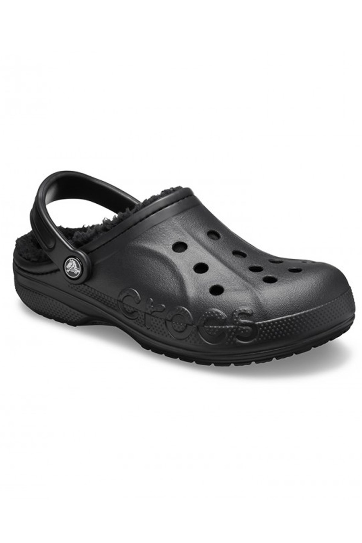 Crocs Crocs Siyah Baya Lined Clog Unisex Sandalet 205969-001 Sandalet & Terlik | Flo Siyah - 5. görsel