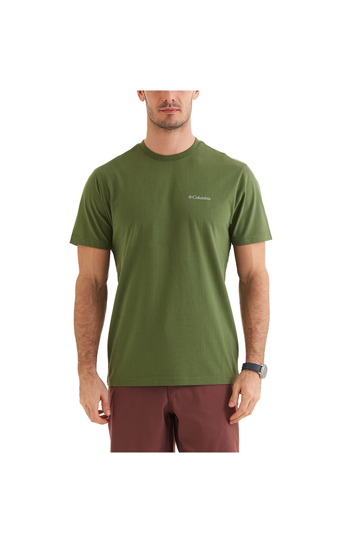 Cs0282 Csc M Basic Sm Logo Brushed Ss Tee Erkek T-Shirt