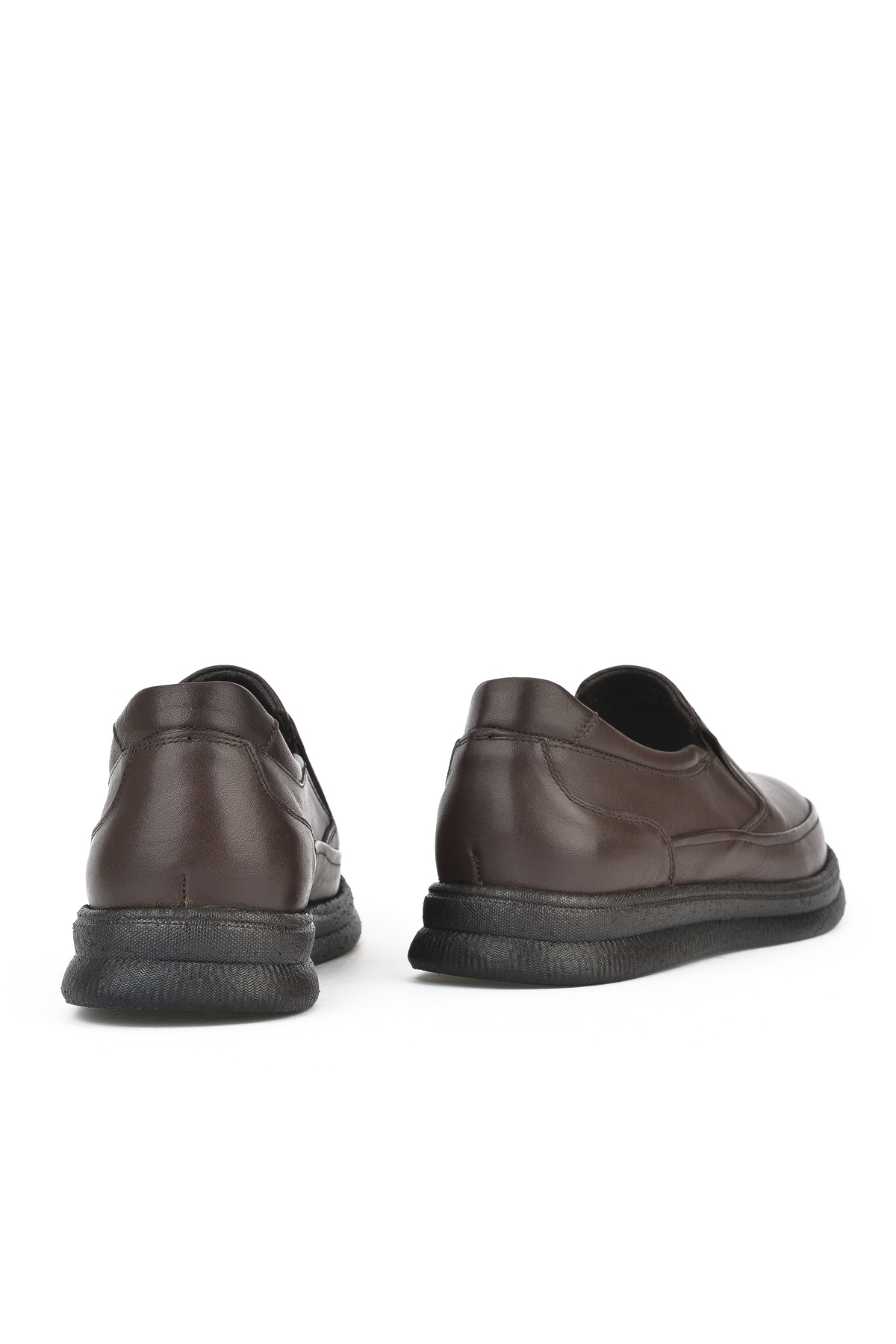 Erkek Hakiki Deri Konfor Ayakkabı 14310ZCL03 Kahve - Görsel 4