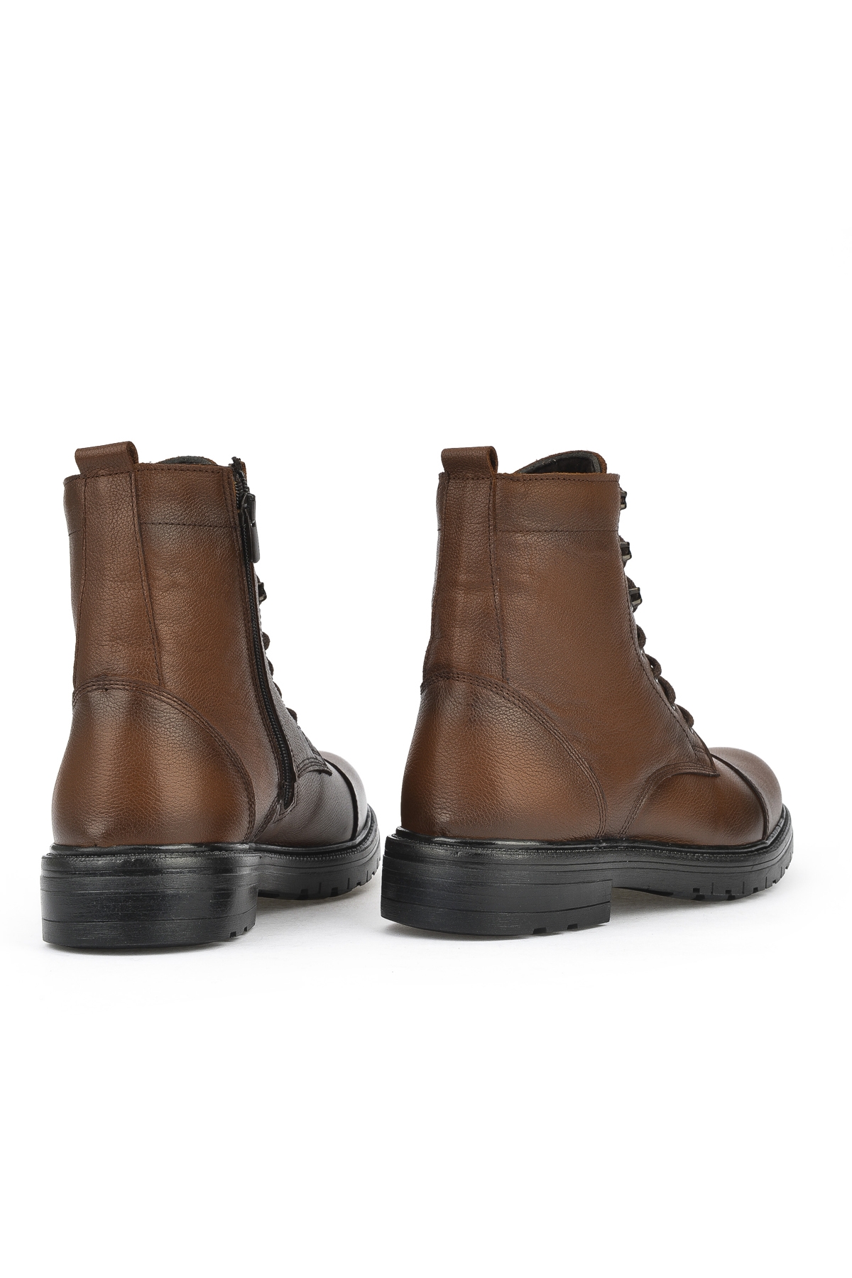 Erkek Hakiki Deri Bot 1431040ZK1800 Taba - Görsel 4