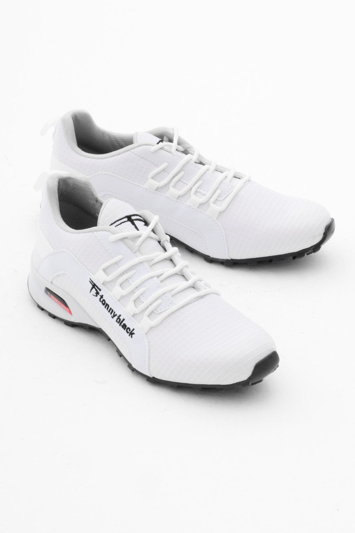 Unisex Beyaz Rahat Kalıp Termo Taban Bağcıklı Sneaker - Görsel 4