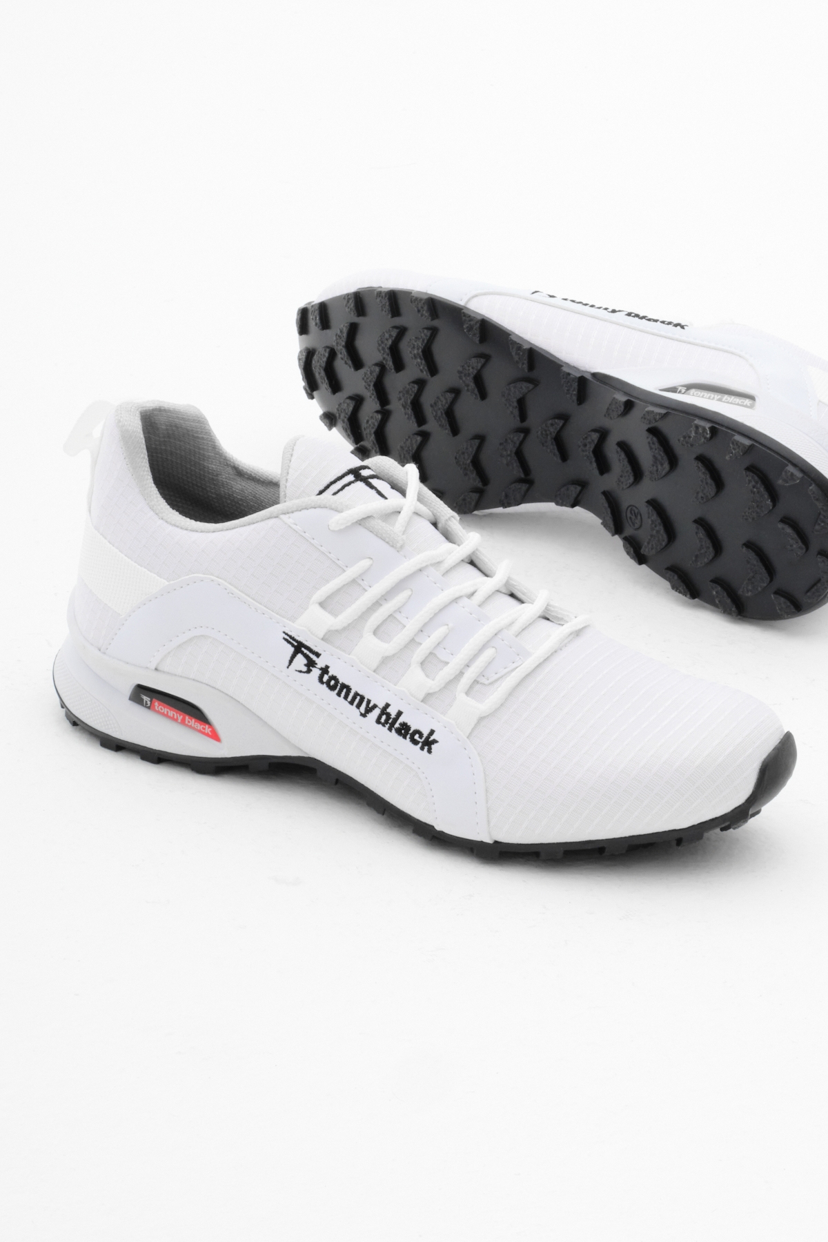 Unisex Beyaz Rahat Kalıp Termo Taban Bağcıklı Sneaker - Görsel 5