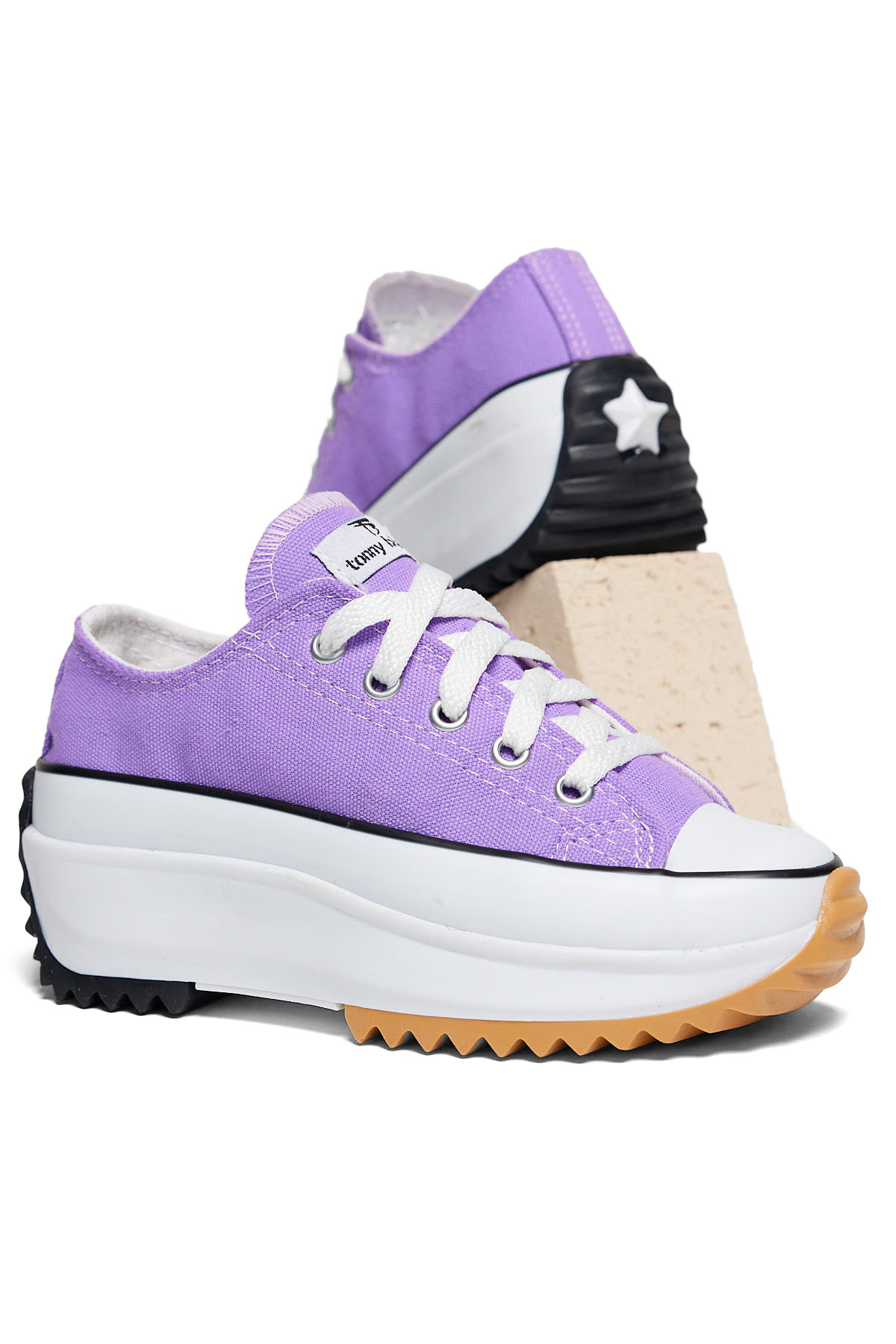 Çocuk Unisex Lila Rahat Kalıp Sneaker - Görsel 4