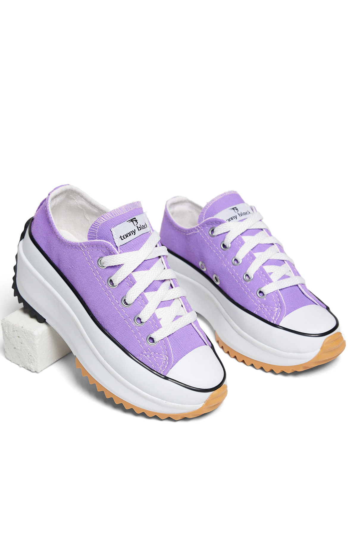 Çocuk Unisex Lila Rahat Kalıp Sneaker - Görsel 6