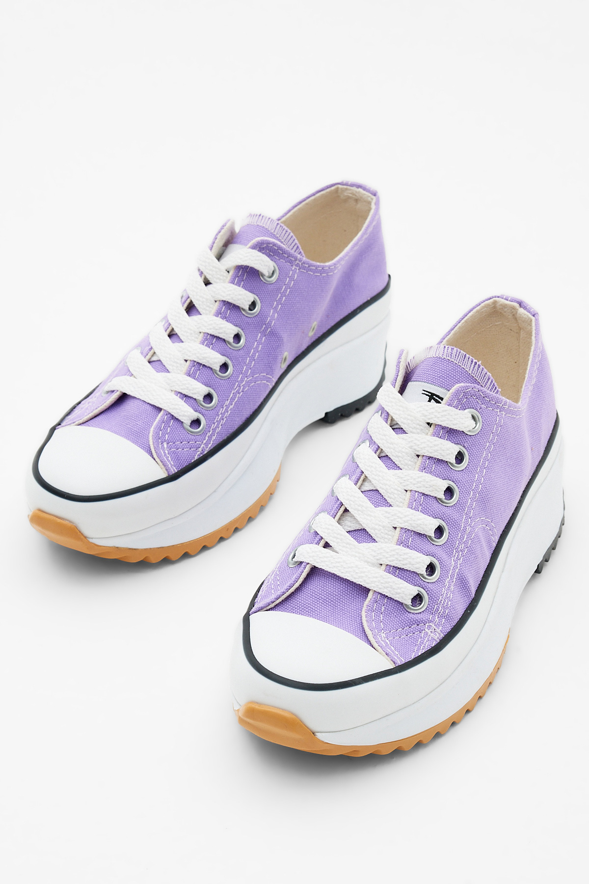 Tonny Black Tonny Black Mor Unisex Lila Rahat Kalıp Snekar Ayakkabı Sneaker | Flo Mor - 3. görsel