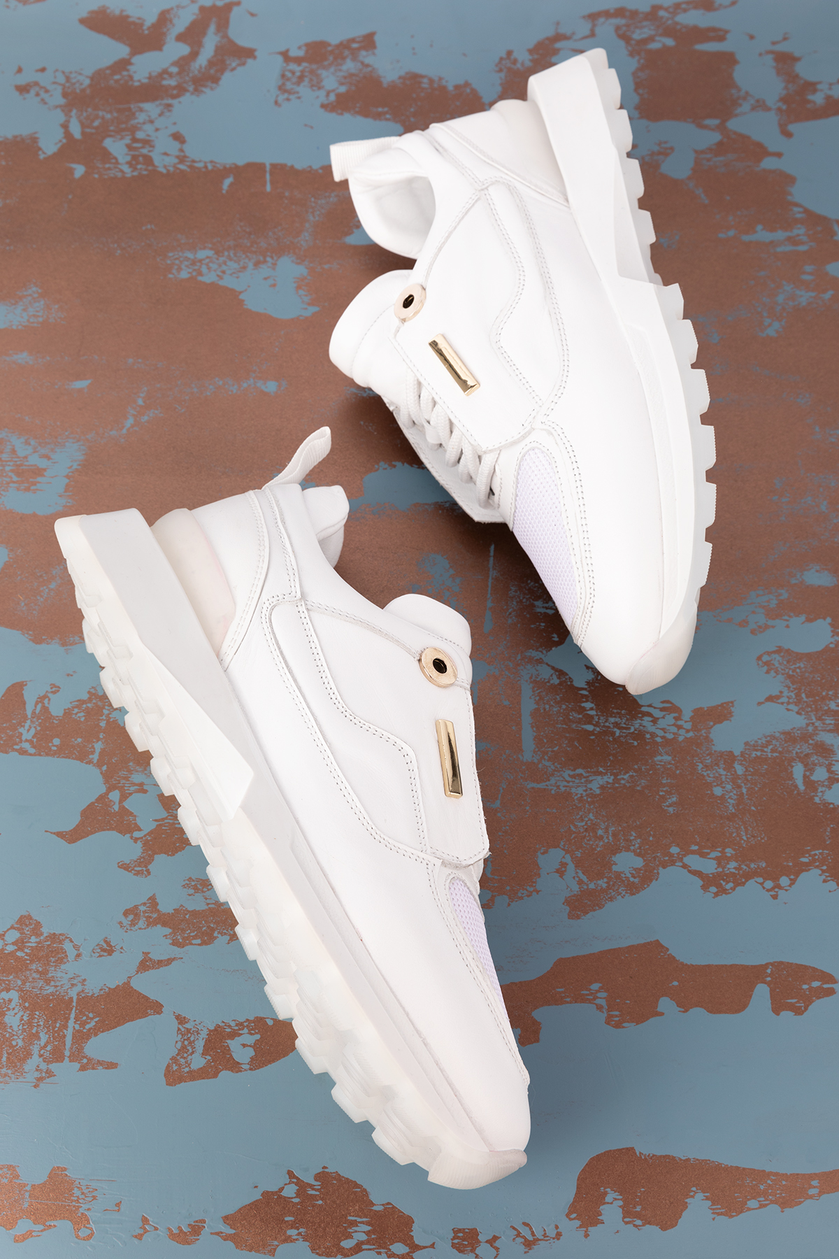 Gondol Kadın Içi Dışı Hakiki Deri Günlük Rahat Ayakkabı tnl.1001 - Görsel 4