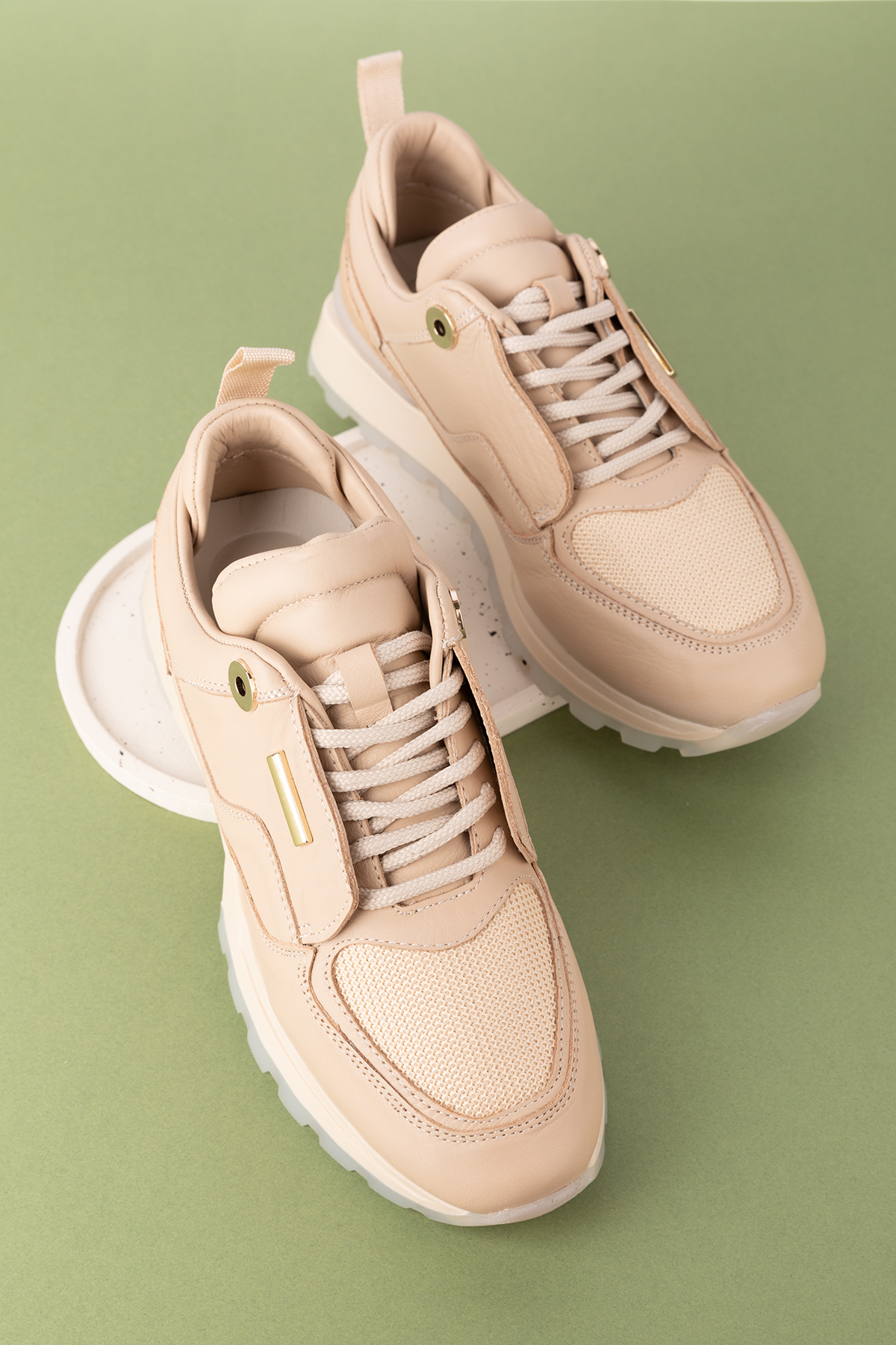 Gondol Kadın Içi Dışı Hakiki Deri Günlük Rahat Ayakkabı tnl.1001 - Görsel 4