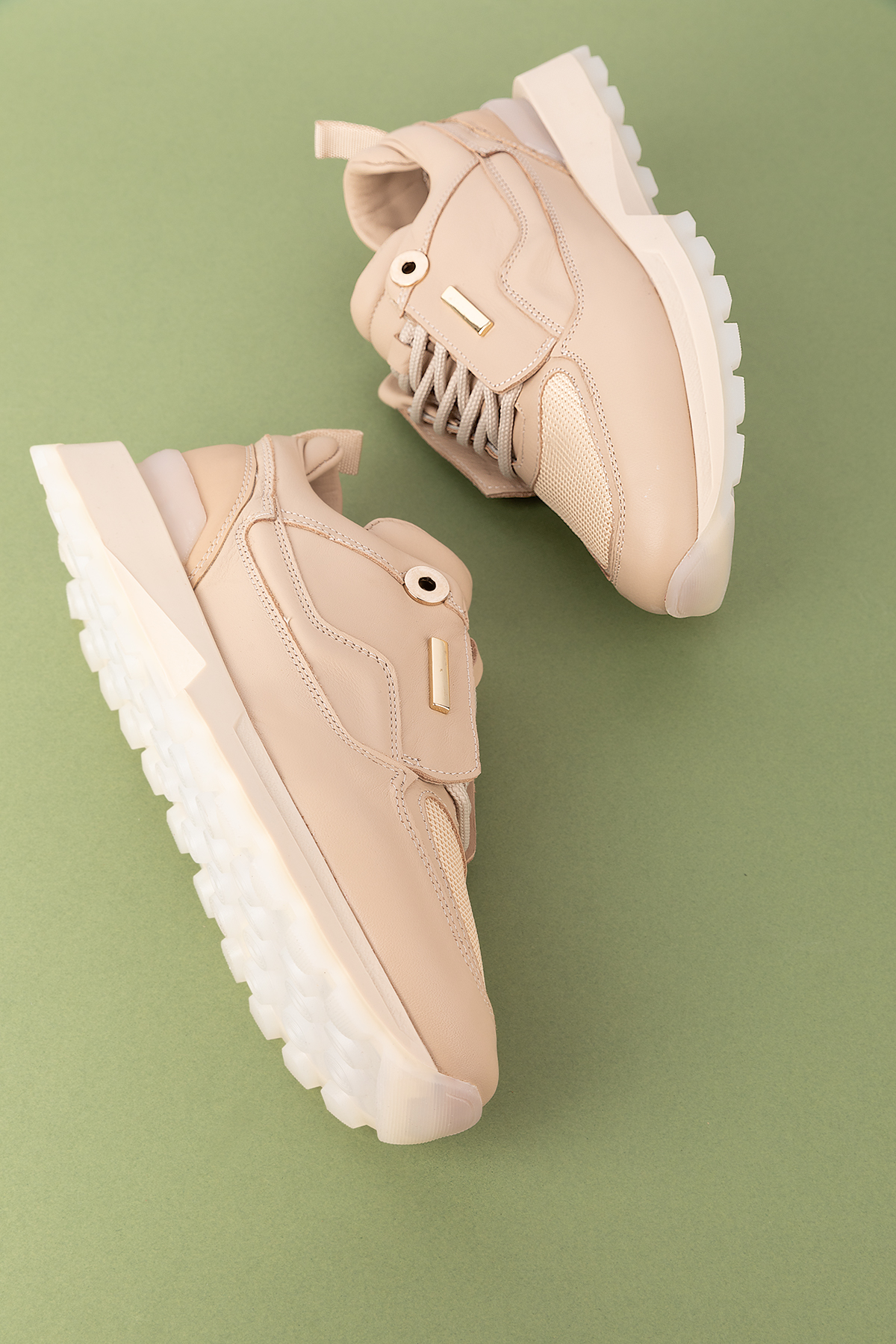 Gondol Kadın Içi Dışı Hakiki Deri Günlük Rahat Ayakkabı tnl.1001 - Görsel 7