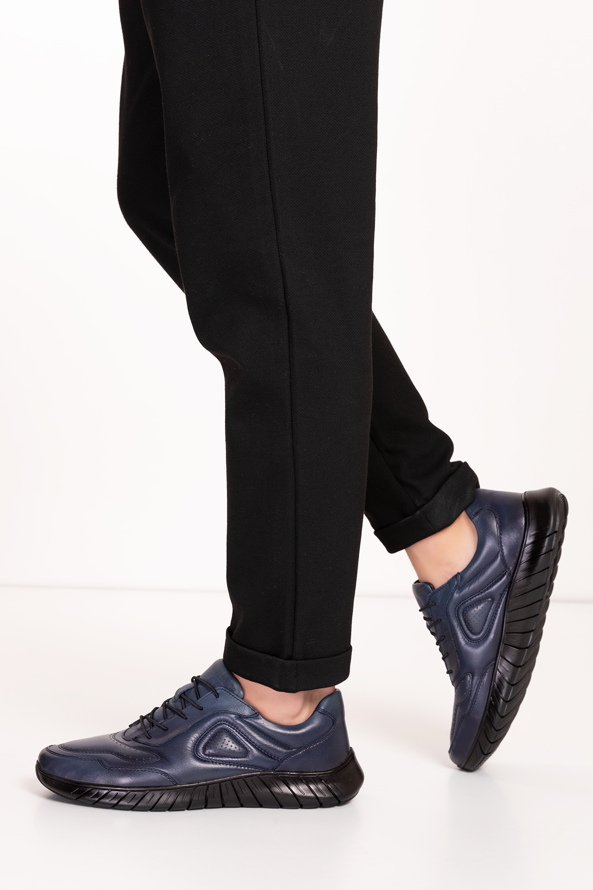 Gondol Erkek Hakiki Deri Hafif Esnek Kaymaz Taban Ayakkabı af.2500 - Görsel 4