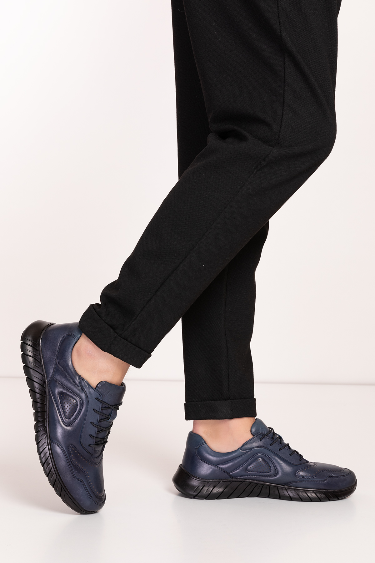 Gondol Erkek Hakiki Deri Hafif Esnek Kaymaz Taban Ayakkabı af.2500 - Görsel 6