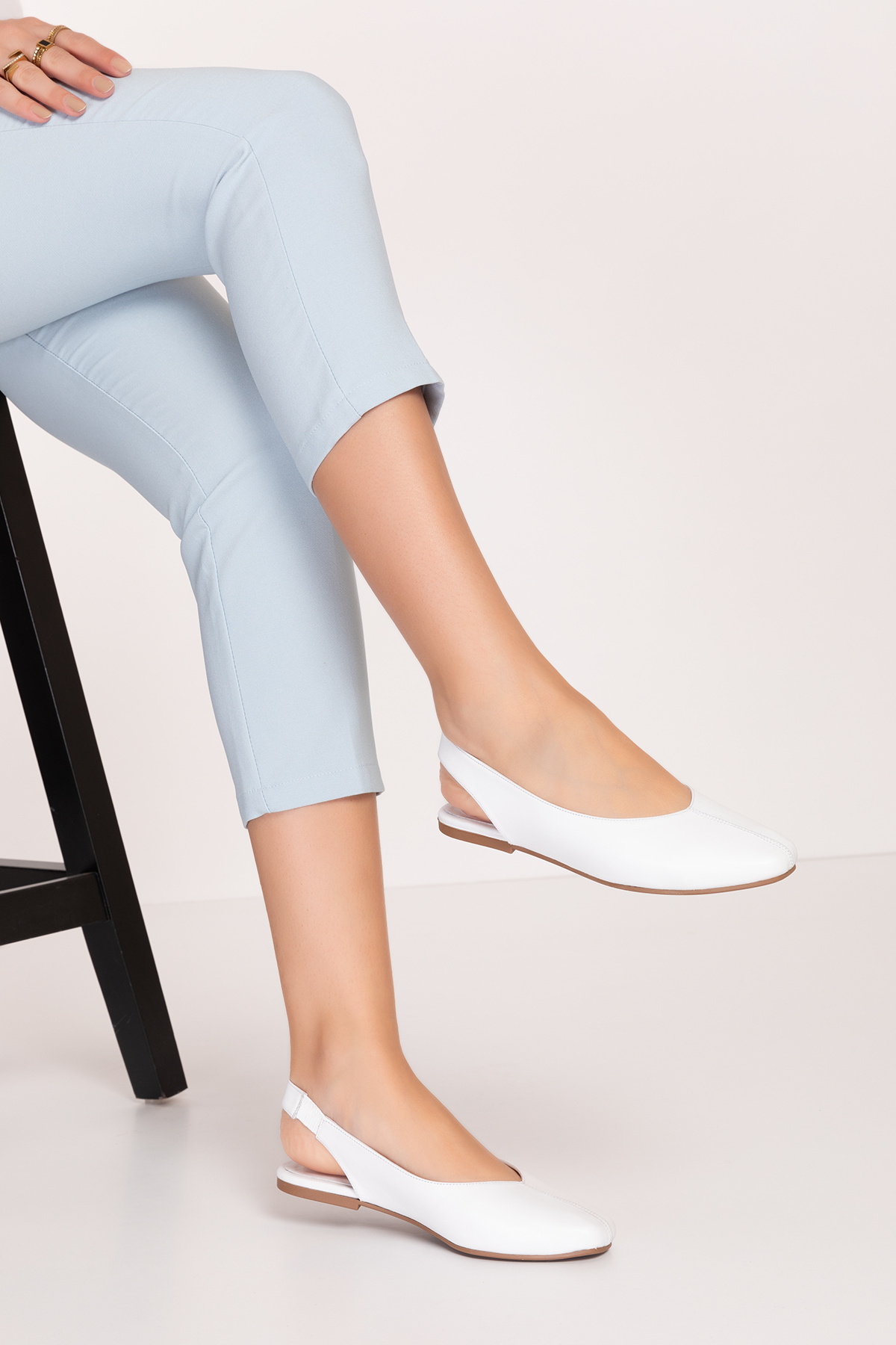 Gondol Hakiki Deri Arkası Açık Günlük Babet alpx.255 - Görsel 5