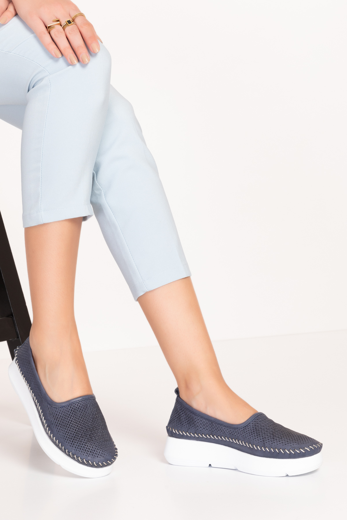 Gondol Hakiki Deri Günlük Rahat Yazlık Ayakkabı alpx.510 - Görsel 3