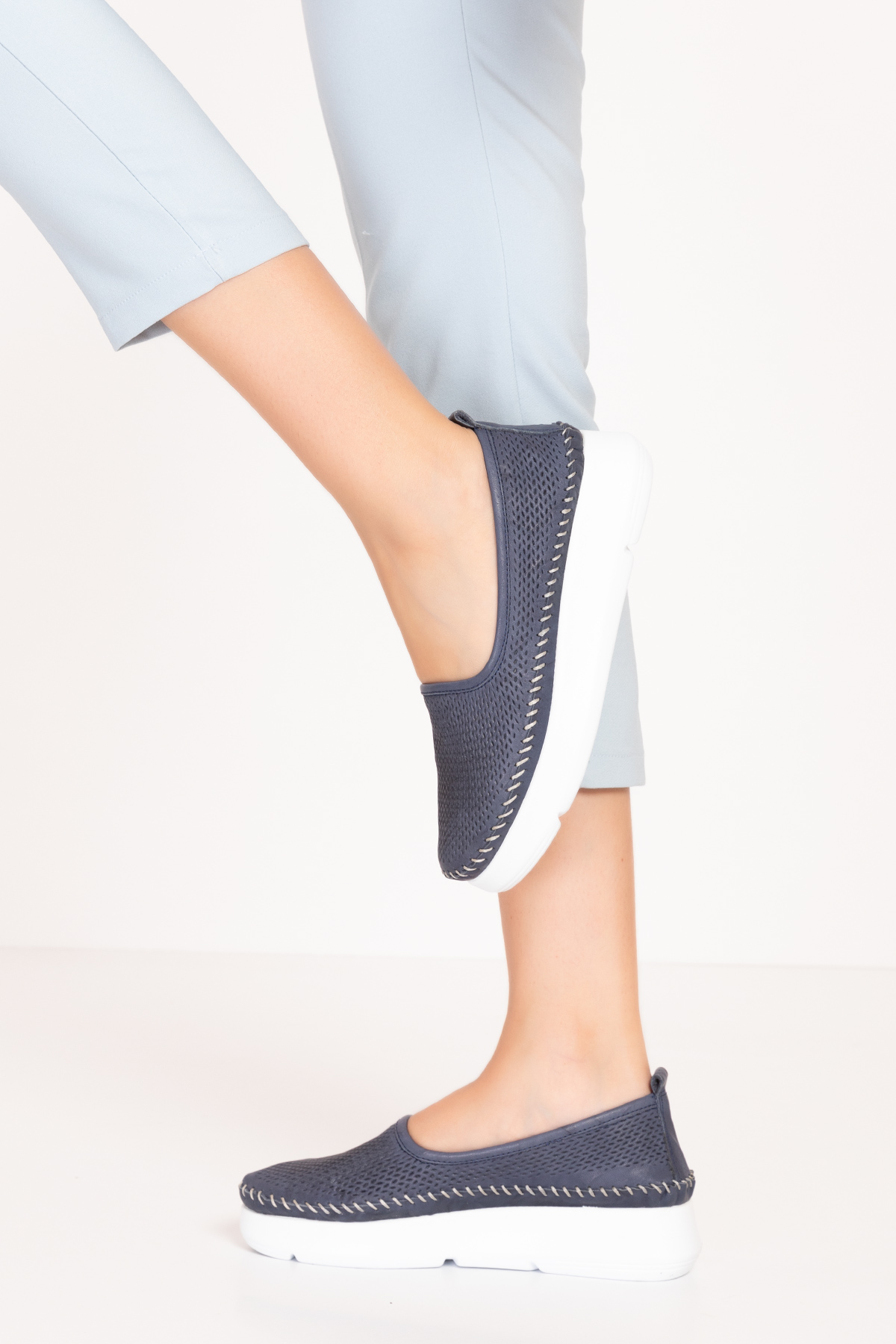 Gondol Hakiki Deri Günlük Rahat Yazlık Ayakkabı alpx.510 - Görsel 4