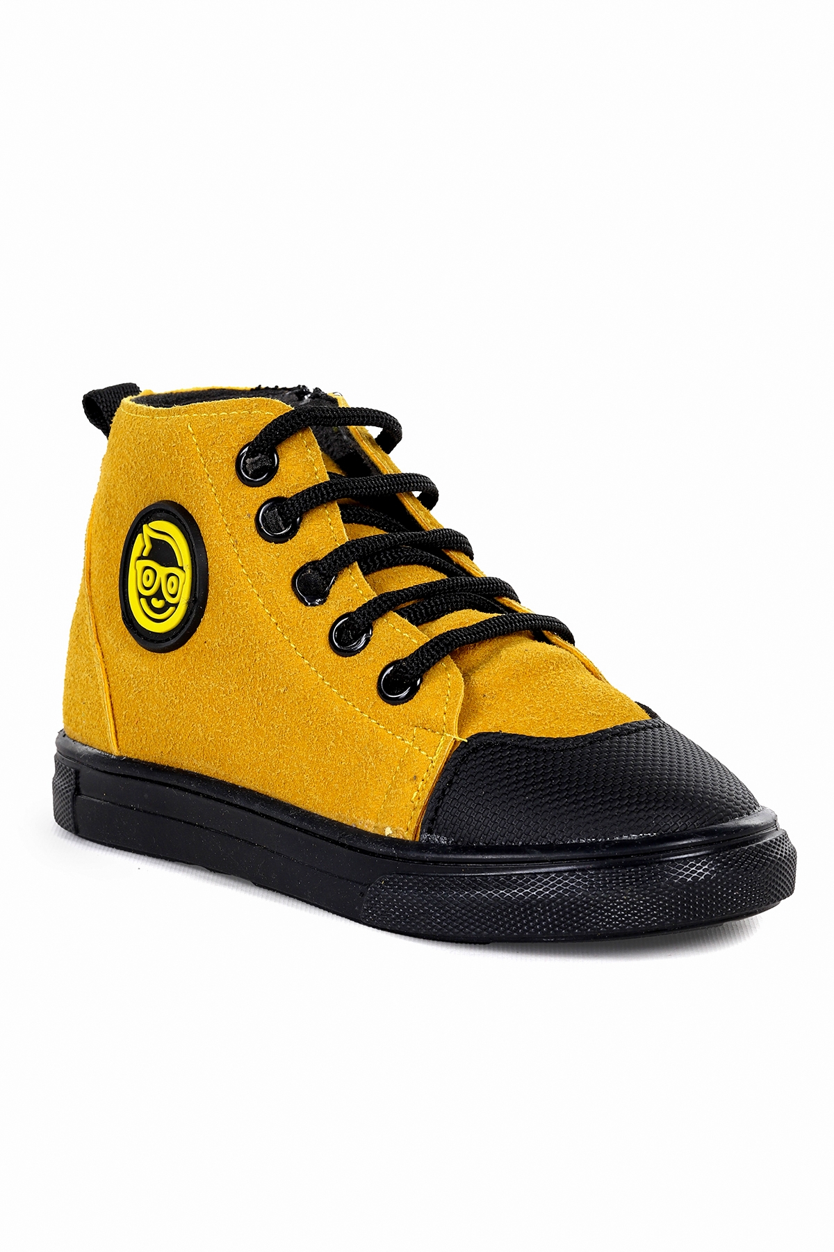 Kai Fermuarlı Erkek Bebek Günlük Bot Ayakkabı Sarı - Görsel 5
