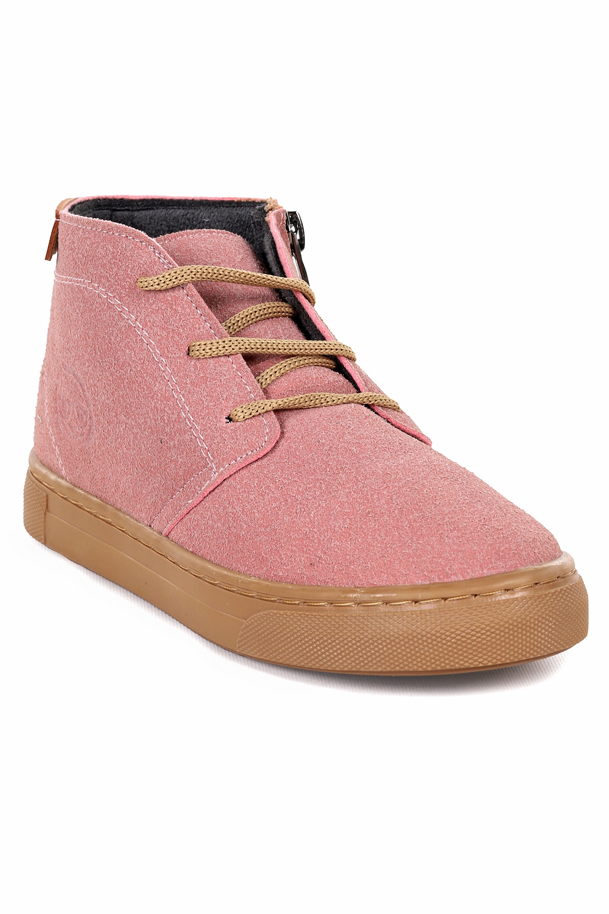 Homer Fermuarlı Kız Çocuk Günlük Bot Ayakkabı Pudra - Görsel 5