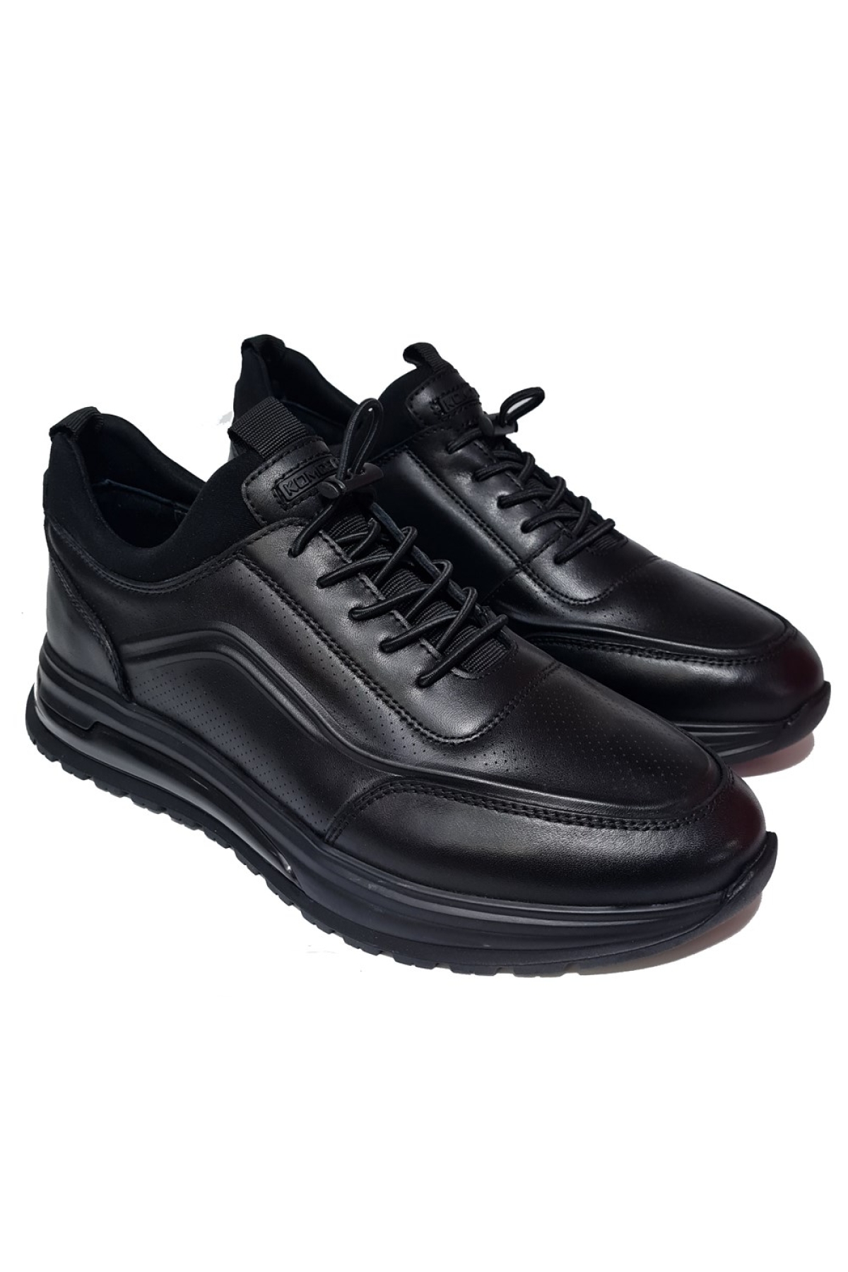 KOMCERO Boğazı Lastikli Hakiki/Deri Günlük Rahat Casual Ayakkabı K2625-7102 - Görsel 4
