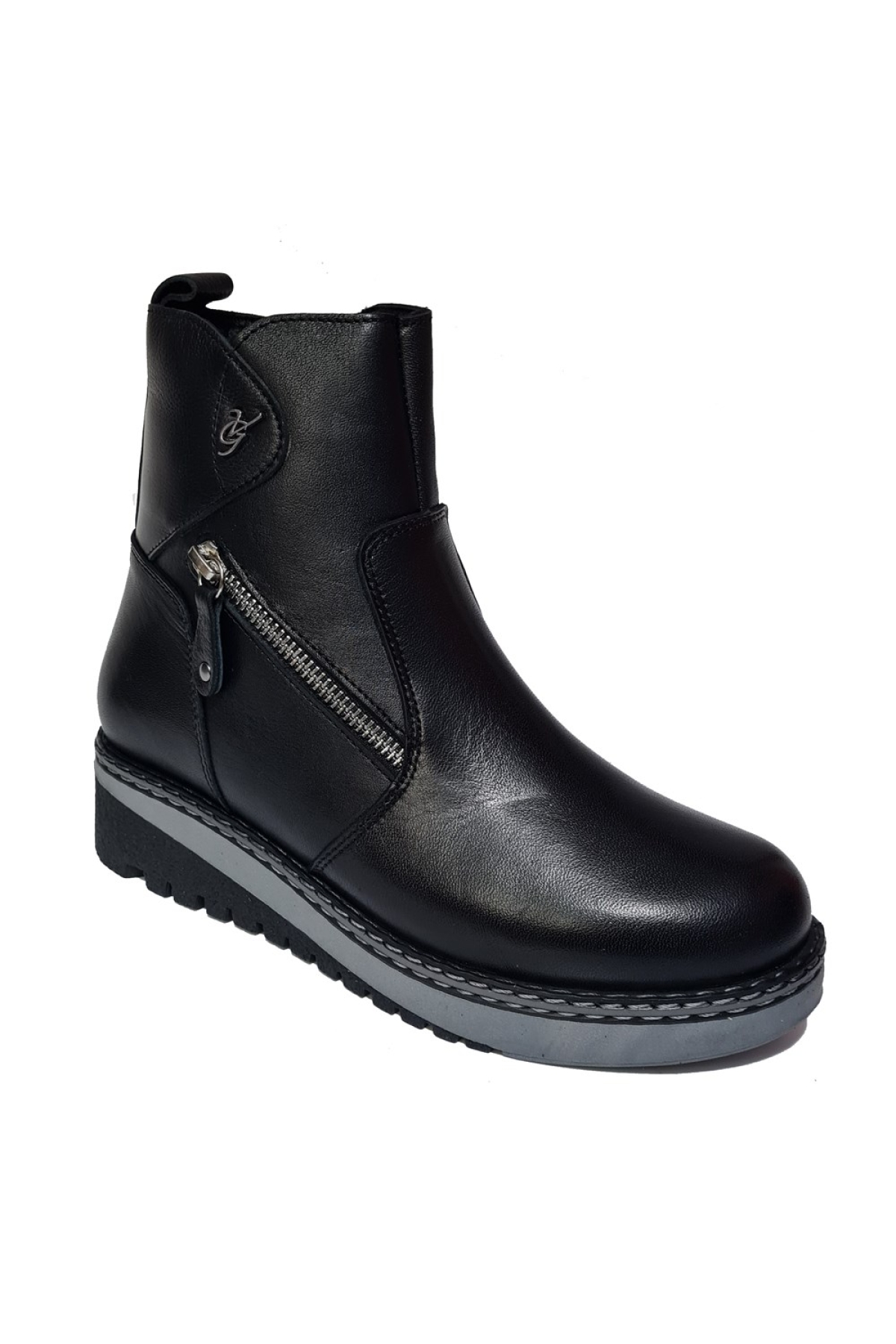 9838 Kadın Dolgu Topuklu Hakiki Deri Bot - Görsel 3