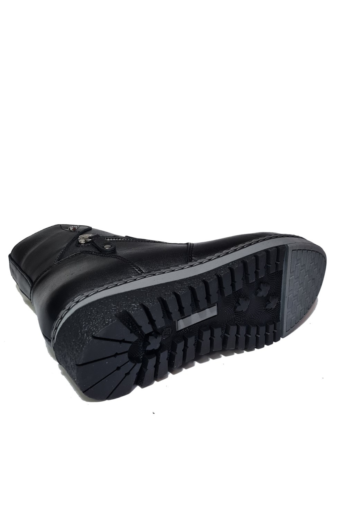 9838 Kadın Dolgu Topuklu Hakiki Deri Bot - Görsel 5