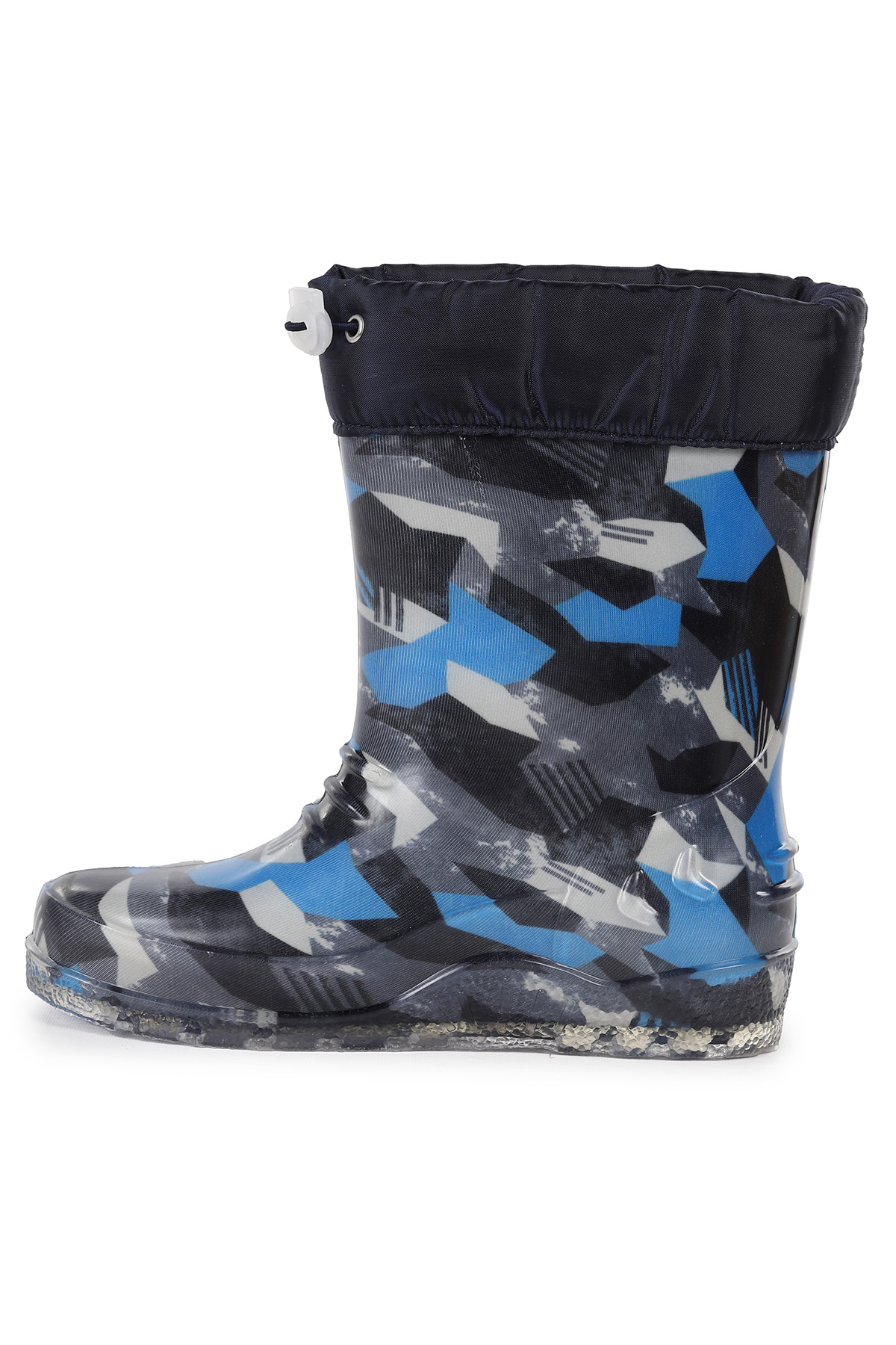Kiko Kids Kiko Kids Savana Su Geçirmez Erkek Çocuk Yağmur Çizmesi Mavi - Siyah Bot | Flo Mavi - 5. görsel