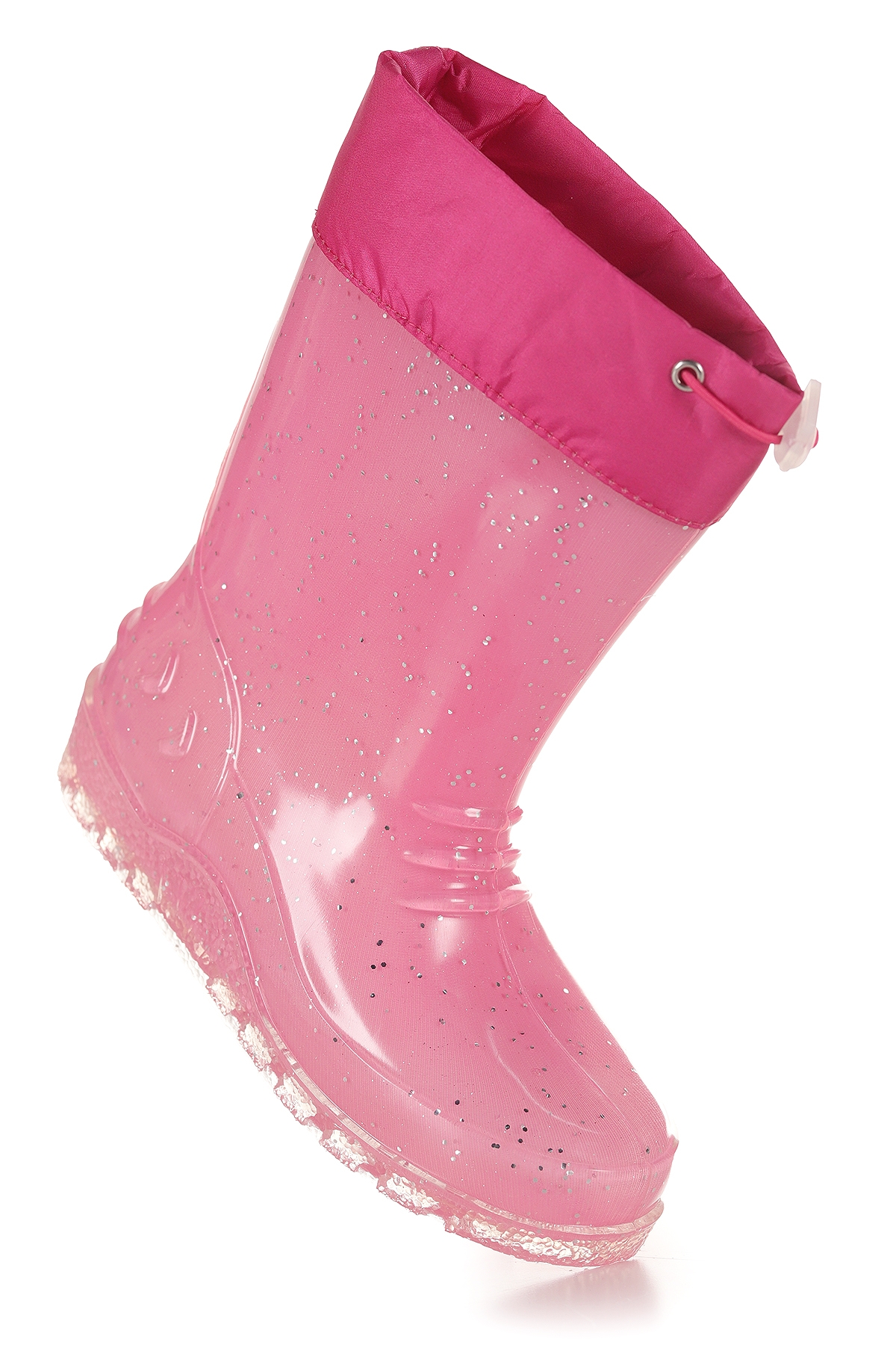 Savana Su Geçirmez Kız Çocuk Yağmur Çizmesi Fuşya - Beyaz