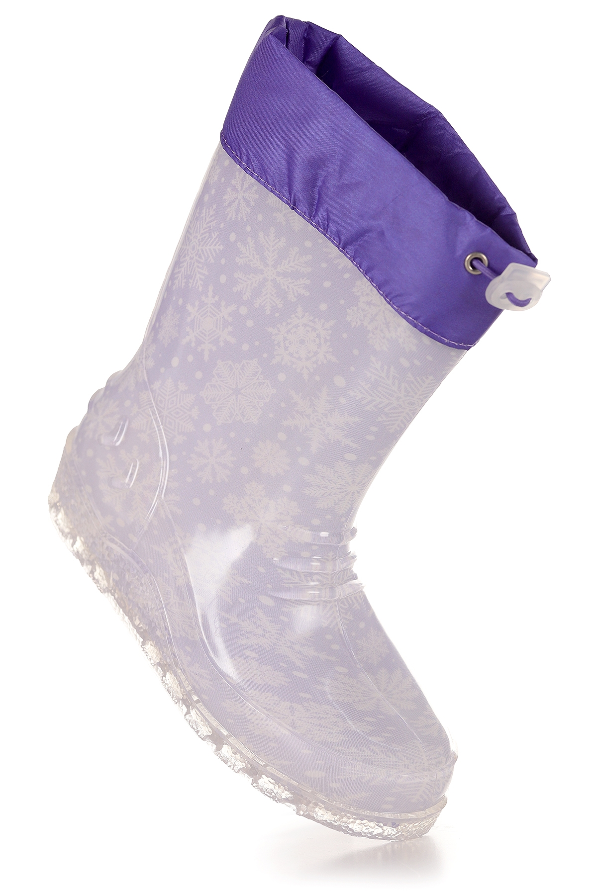 Savana Su Geçirmez Kız Çocuk Yağmur Çizmesi Lila - Beyaz - Görsel 5