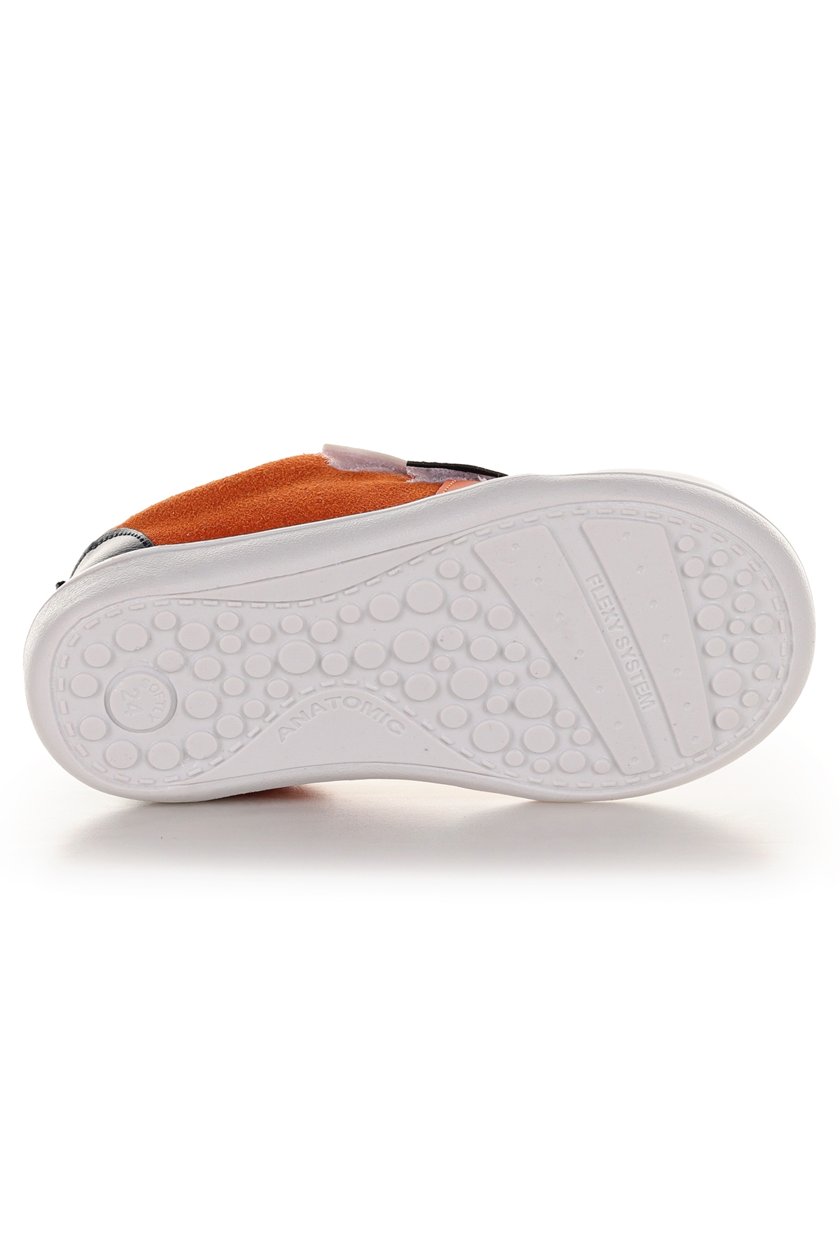 Şifu İlk Adım Cırtlı Erkek Bebek Spor Ayakkabı Turuncu - Lacivert - Görsel 6