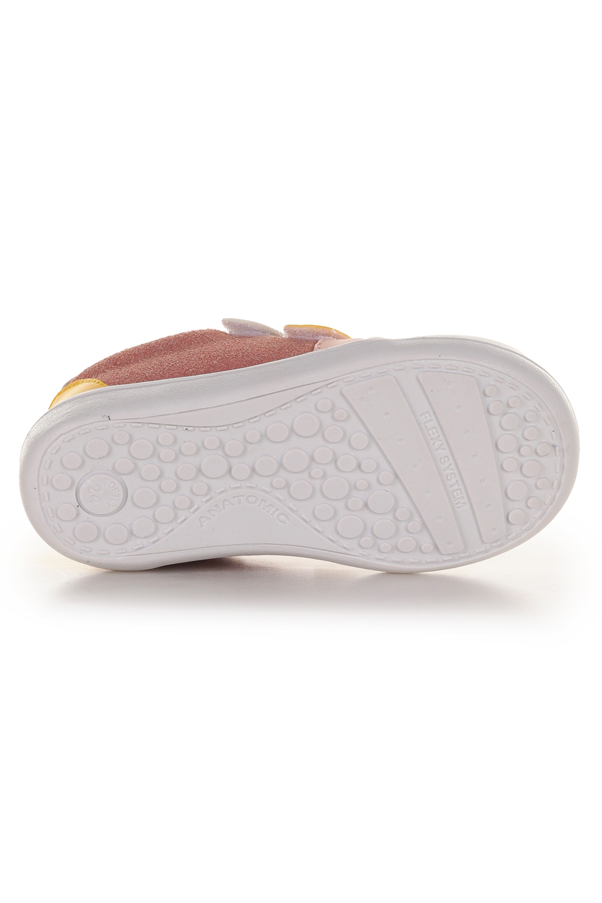 Şifu İlk Adım Cırtlı Kız Bebek Spor Ayakkabı Pudra - Sarı - Görsel 6