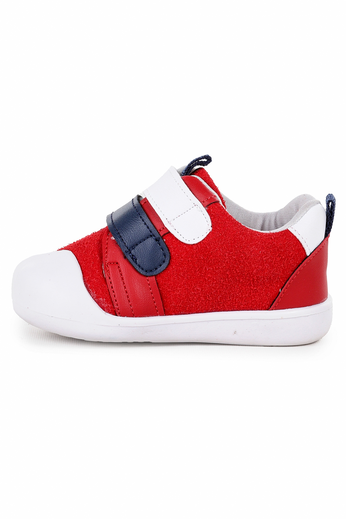 Şifu İlk Adım Cırtlı Erkek Bebek Spor Ayakkabı Kırmızı - Lacivert - Görsel 3